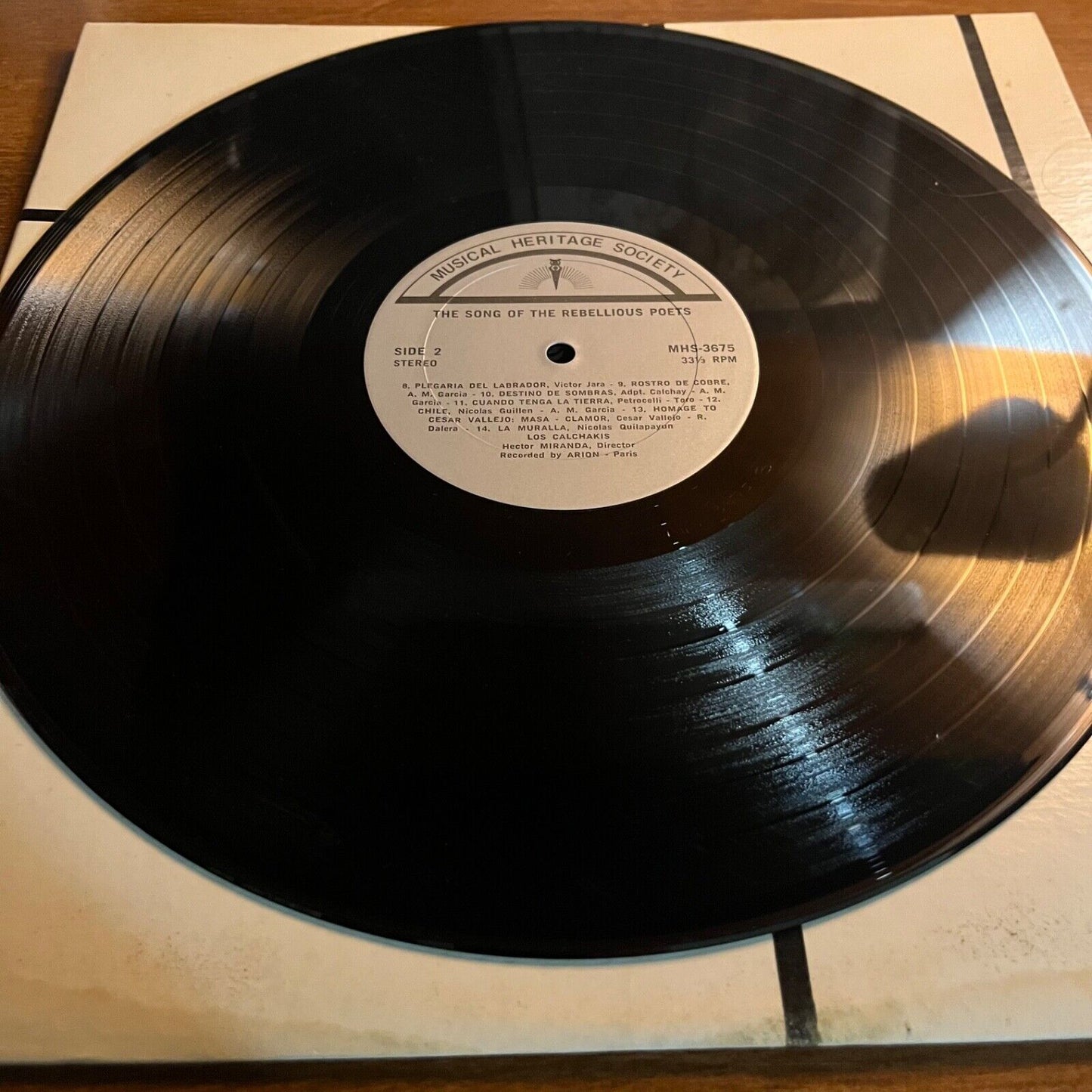 Los Calchakis - The Song Of The Rebellious Poets - MHS 3675 - Vinyl Record LP