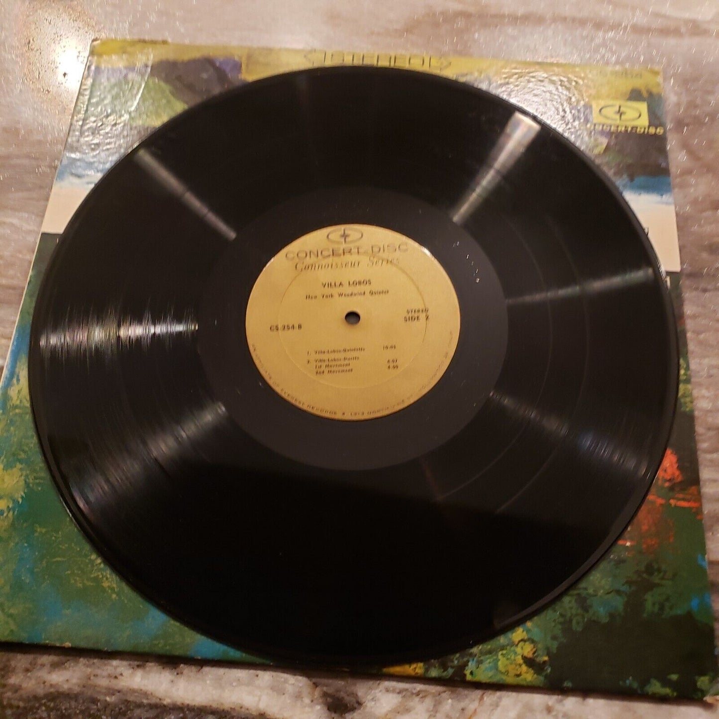 New York Woodwind Quintet Nielson Quintet - Opus 43, Villa Lobos Vinyl Record LP