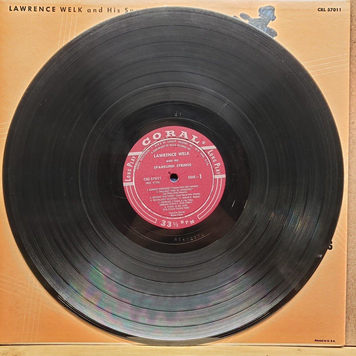 Lawrence Welk And His Sparkling Strings - CRL 57011 - Vinyl Record LP