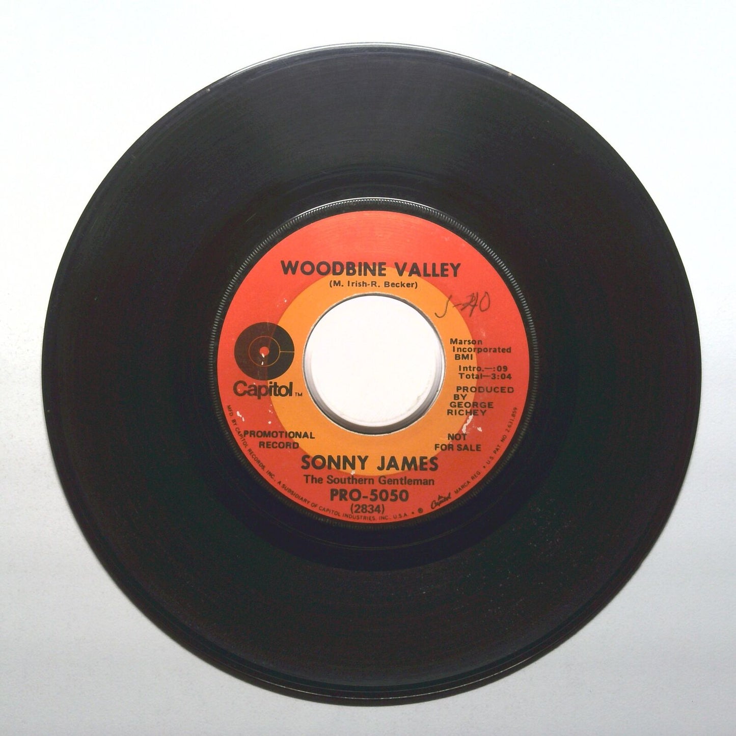 Sonny James - Woodbine Valley; Don't Keep Me Hangin' On - Vinyl 45 PRM 7"