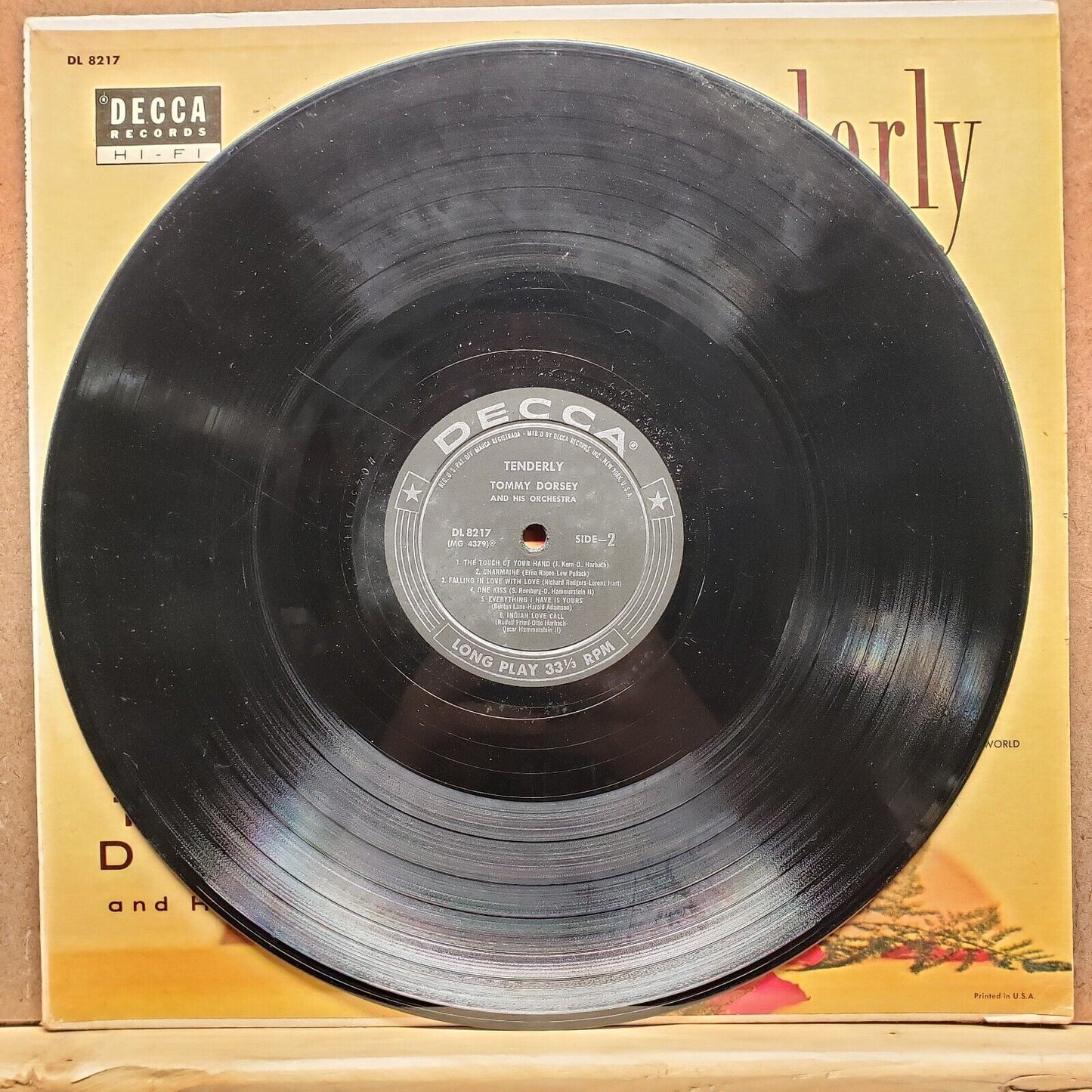 Tommy Dorsey - Tenderly - CL 8217 - Vinyl Record LP
