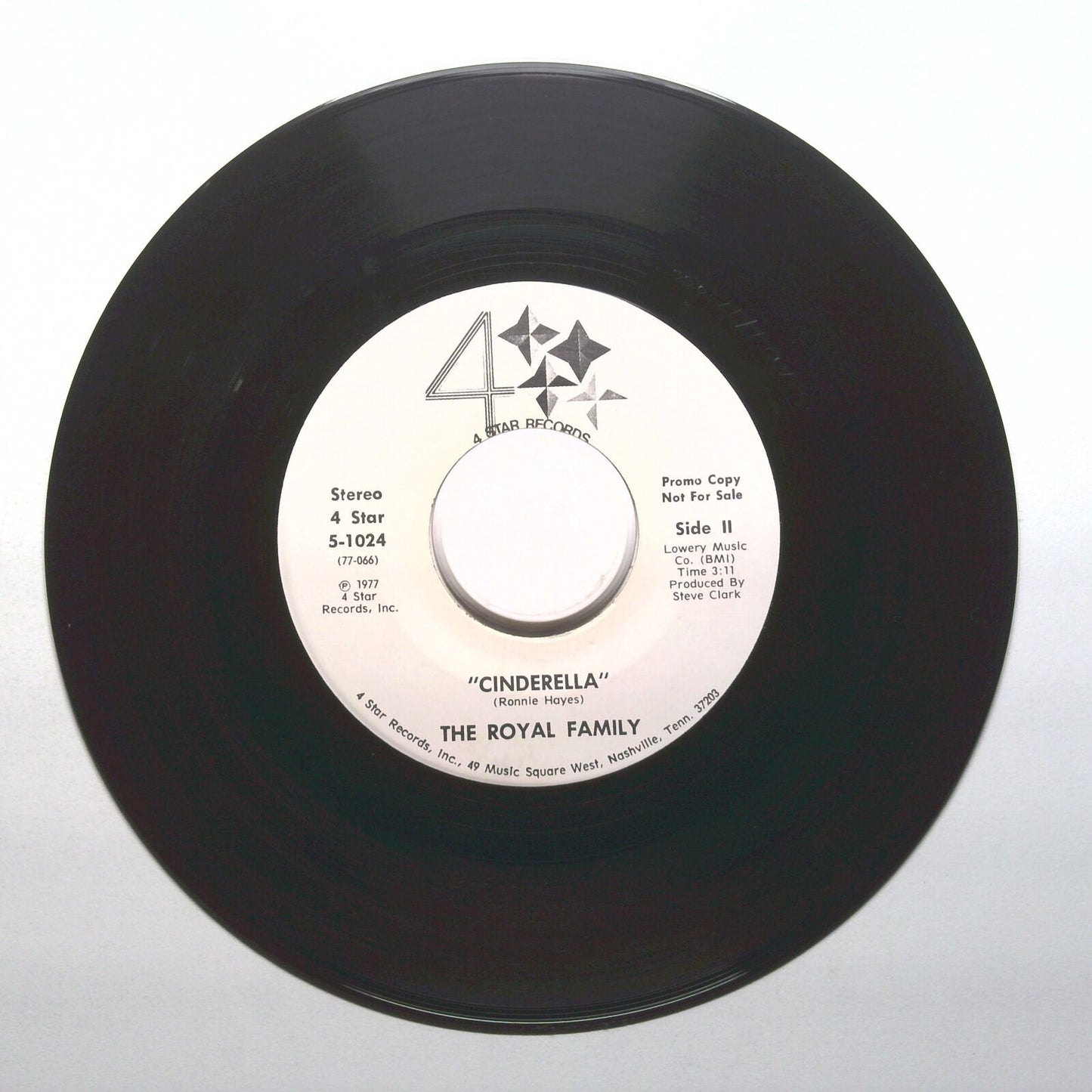 The Royal Family - Show Me; Cinderella - Vinyl 45 RPM 7"