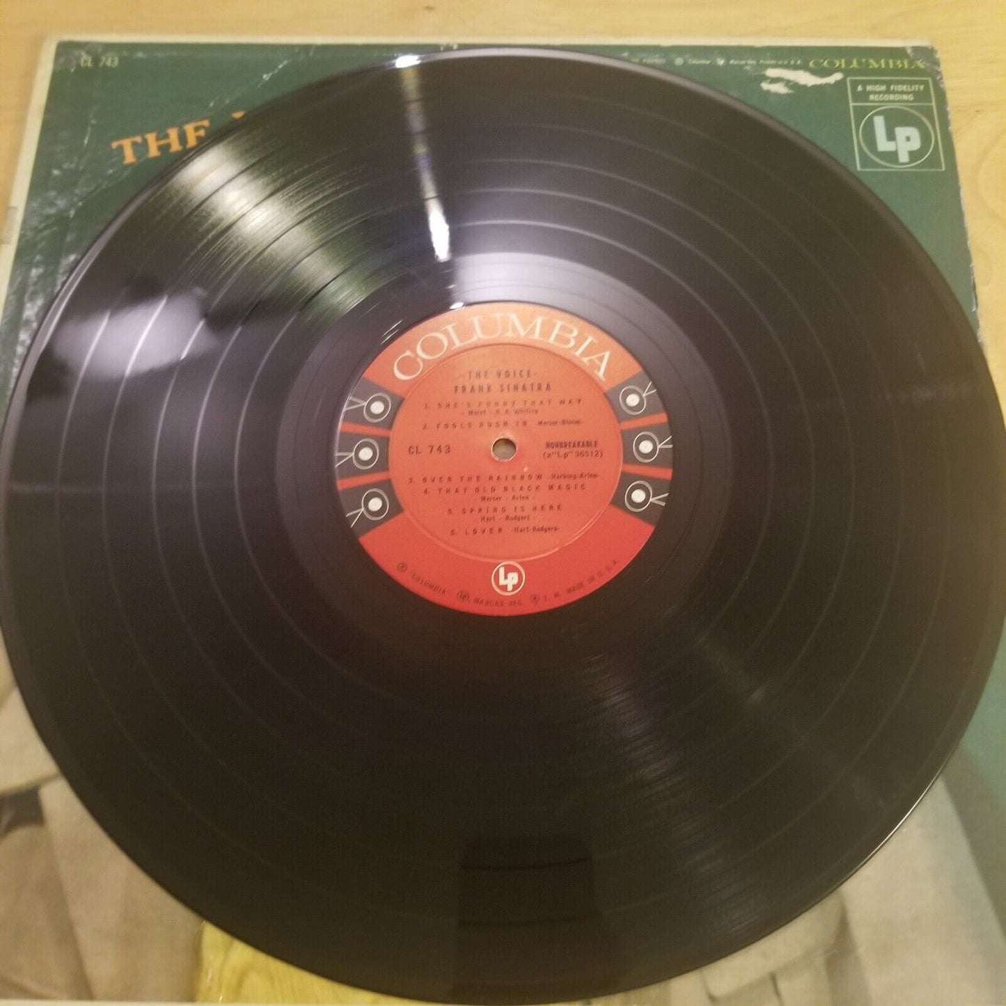 Frank Sinatea - The Voice - CL-73 Vinyl Record LP