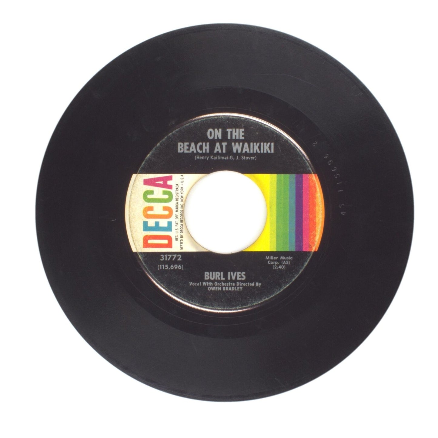 Burl Ives - Someone Hangin' 'Round You All The Time; On The Beach At Waikiki