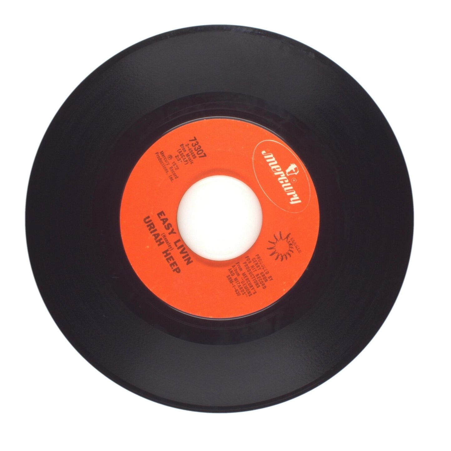 Uriah Heep - All My Life; Easy Livin - Vinyl Record 45 RPM 7"