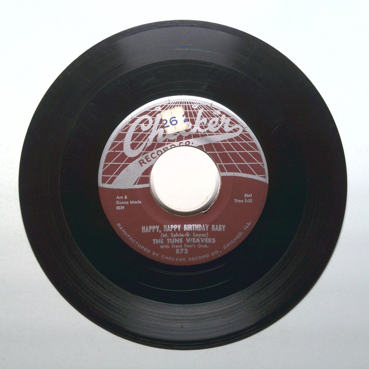 The Tune Weavers - Ol Man RIver; Happy, Happy Birthday Baby - Vinyl 45 RPM 7"