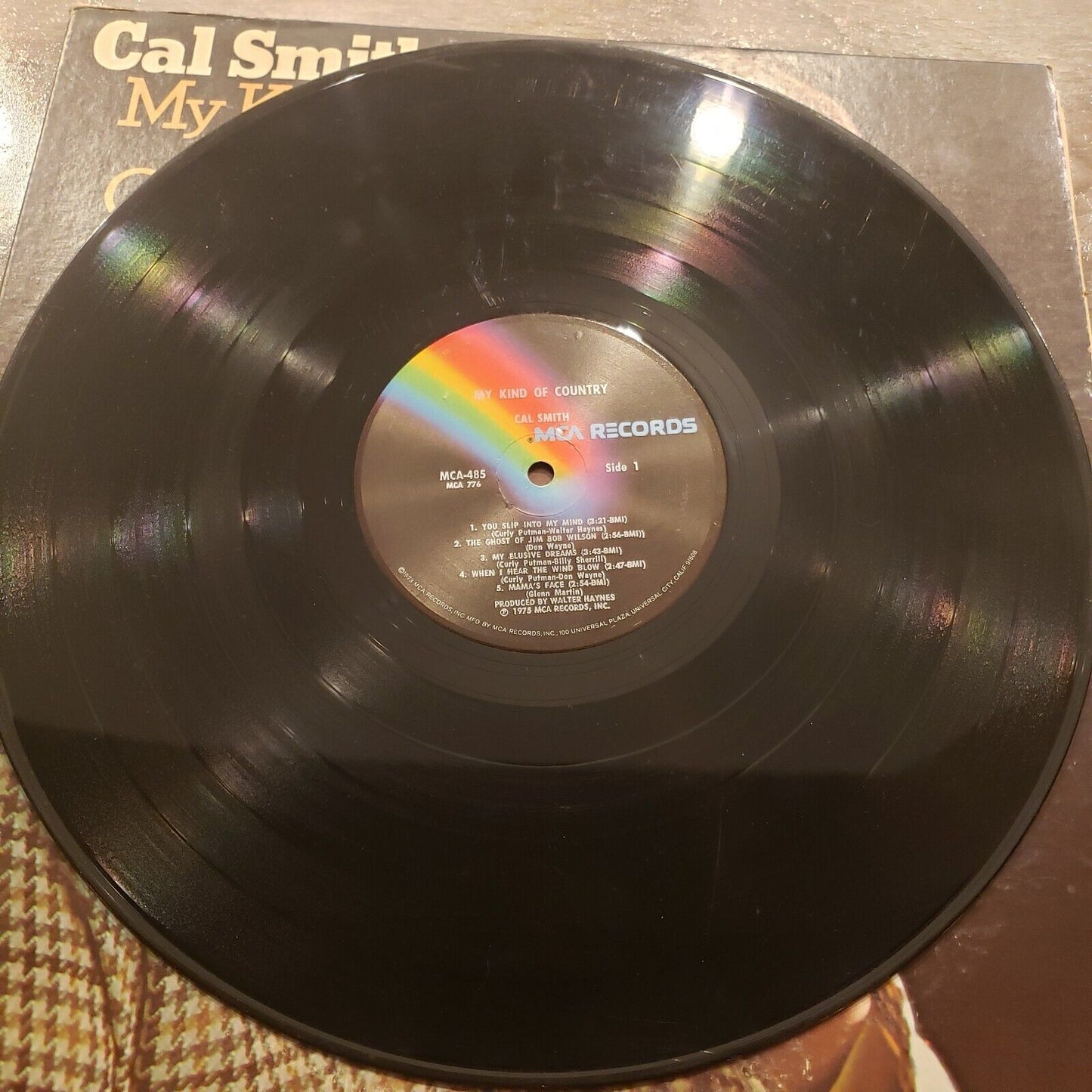Cal Smith - My Kind Of Country - MCA-485 Vinyl Record LP (POOR)