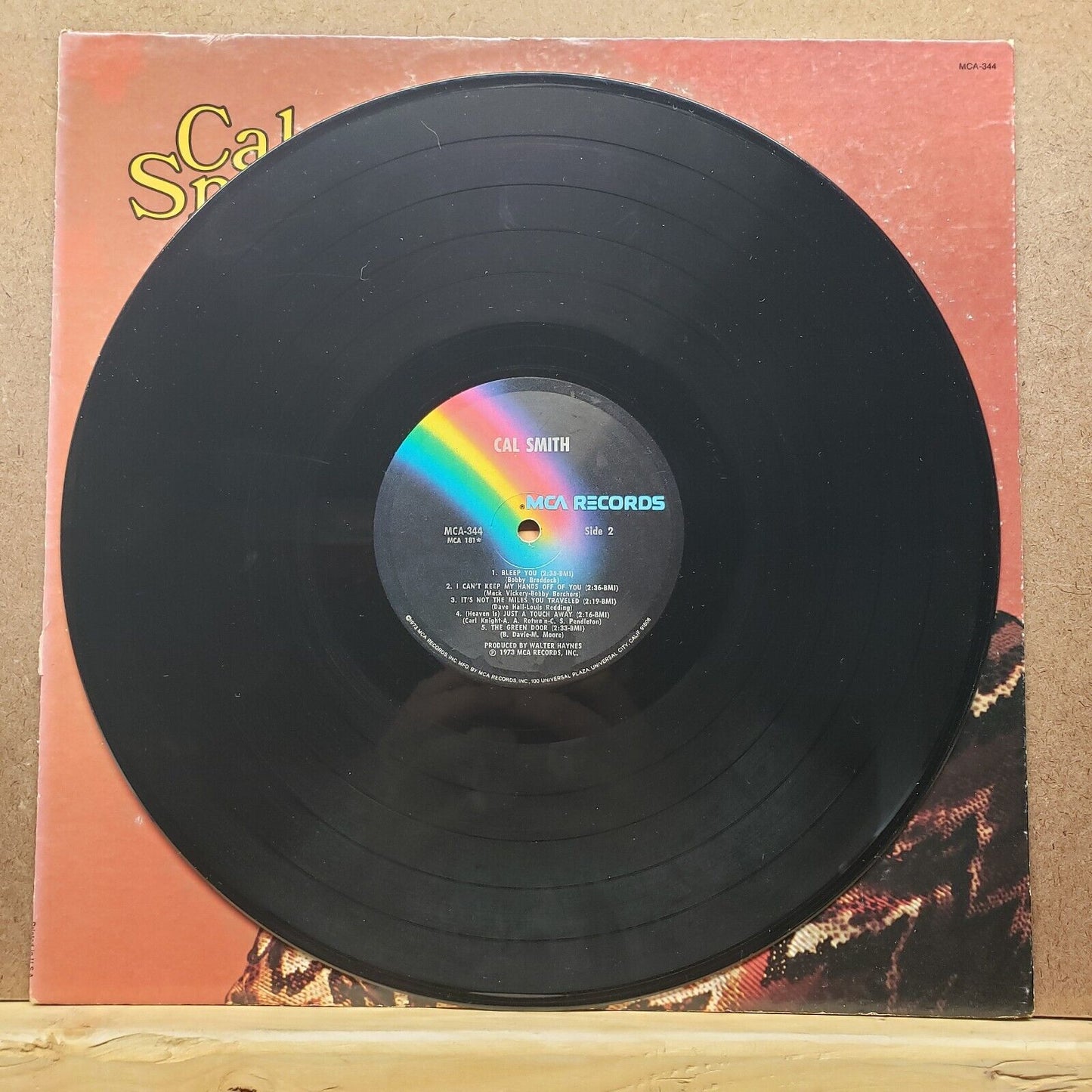 Cal Smith - MCA 344 - 1973 - Vinyl Record LP