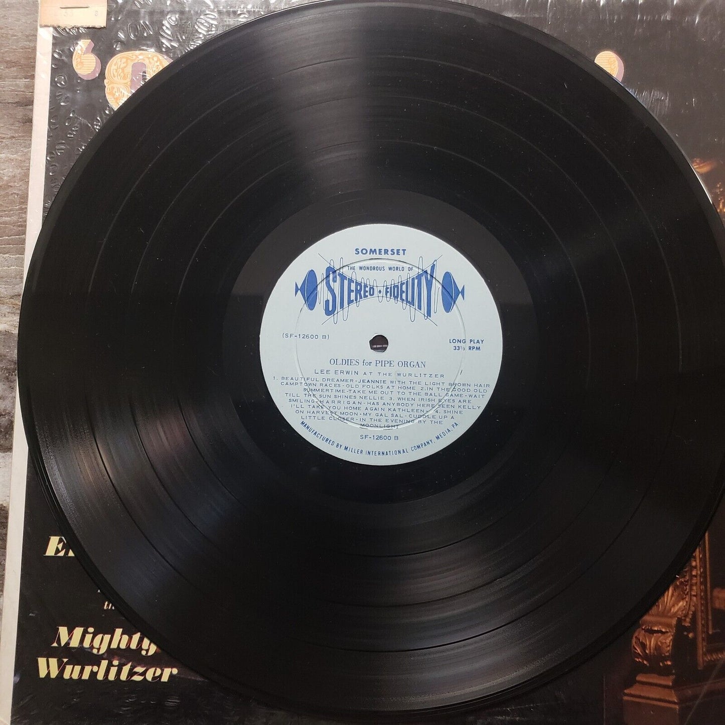 Lee Erwin - Oldies For Pipe Organ- SF-12600 Vinyl Record LP
