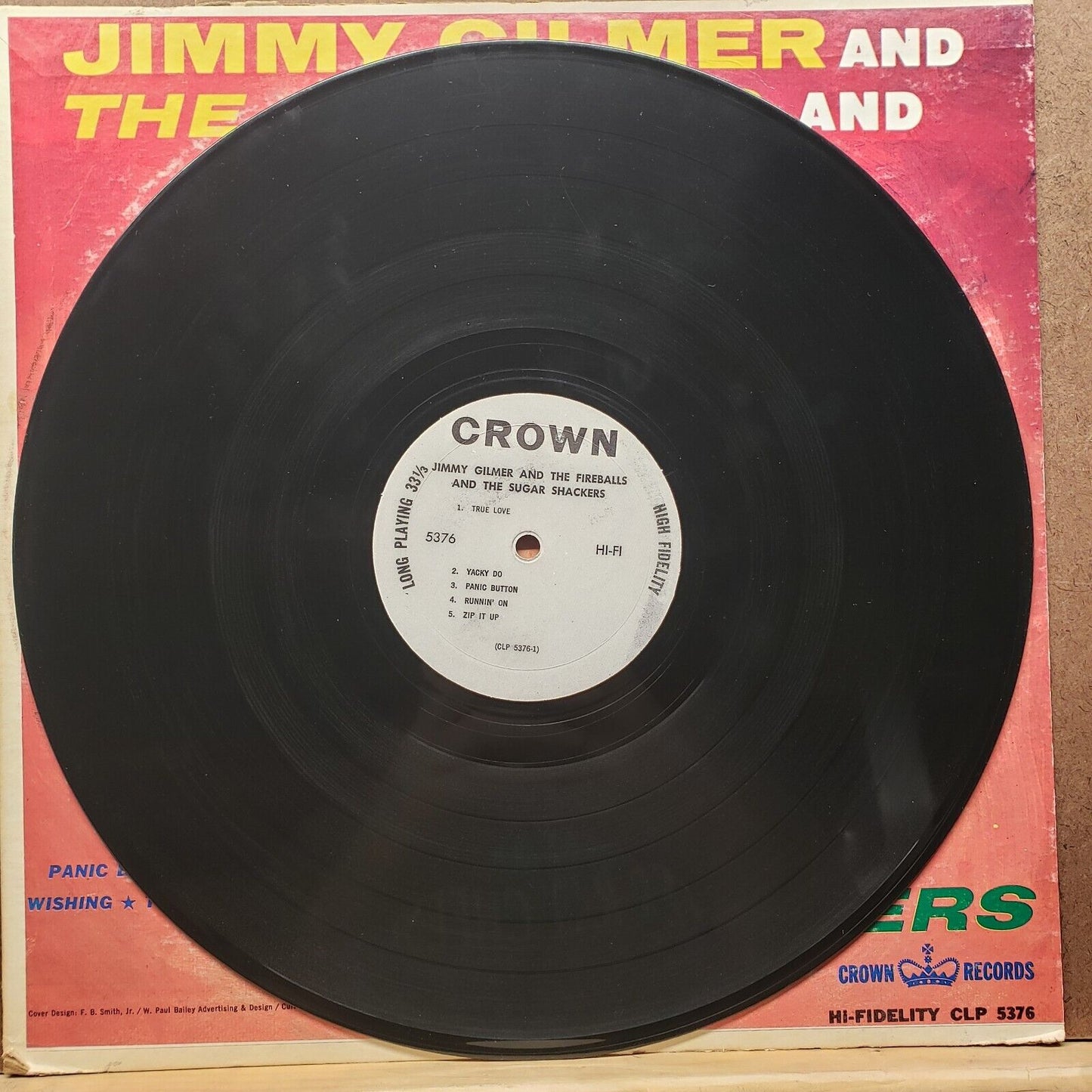 Jimmy Gilmer And The Fireballs And The Sugar Shackers - 5376 - Vinyl Record LP