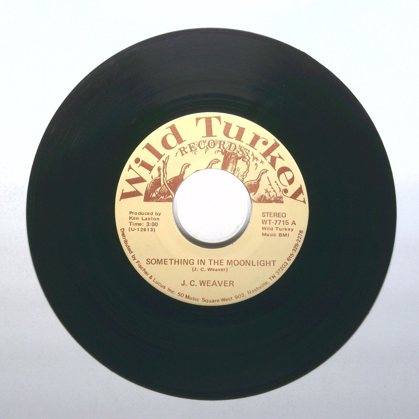 J.C. Weaver - Something In The Moonlight - Vinyl 45 RPM 7"