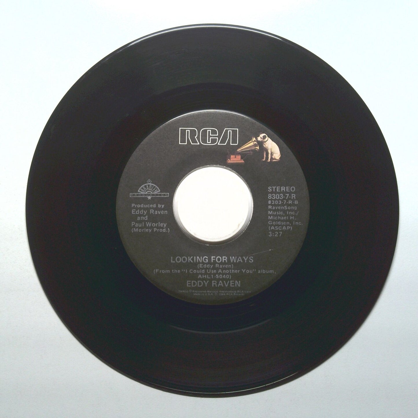 Eddy Raven - Joe Knows How To Live; Looking For Ways - Vinyl 45 RPM 7"