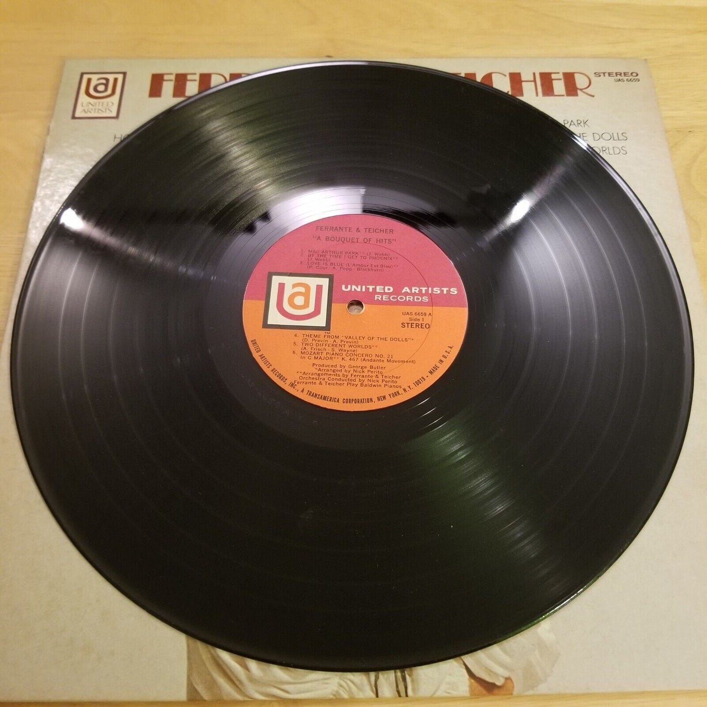 Ferrante and Teicher - A Bouuet of Hits - UAS-6659 Vinyl Record LP