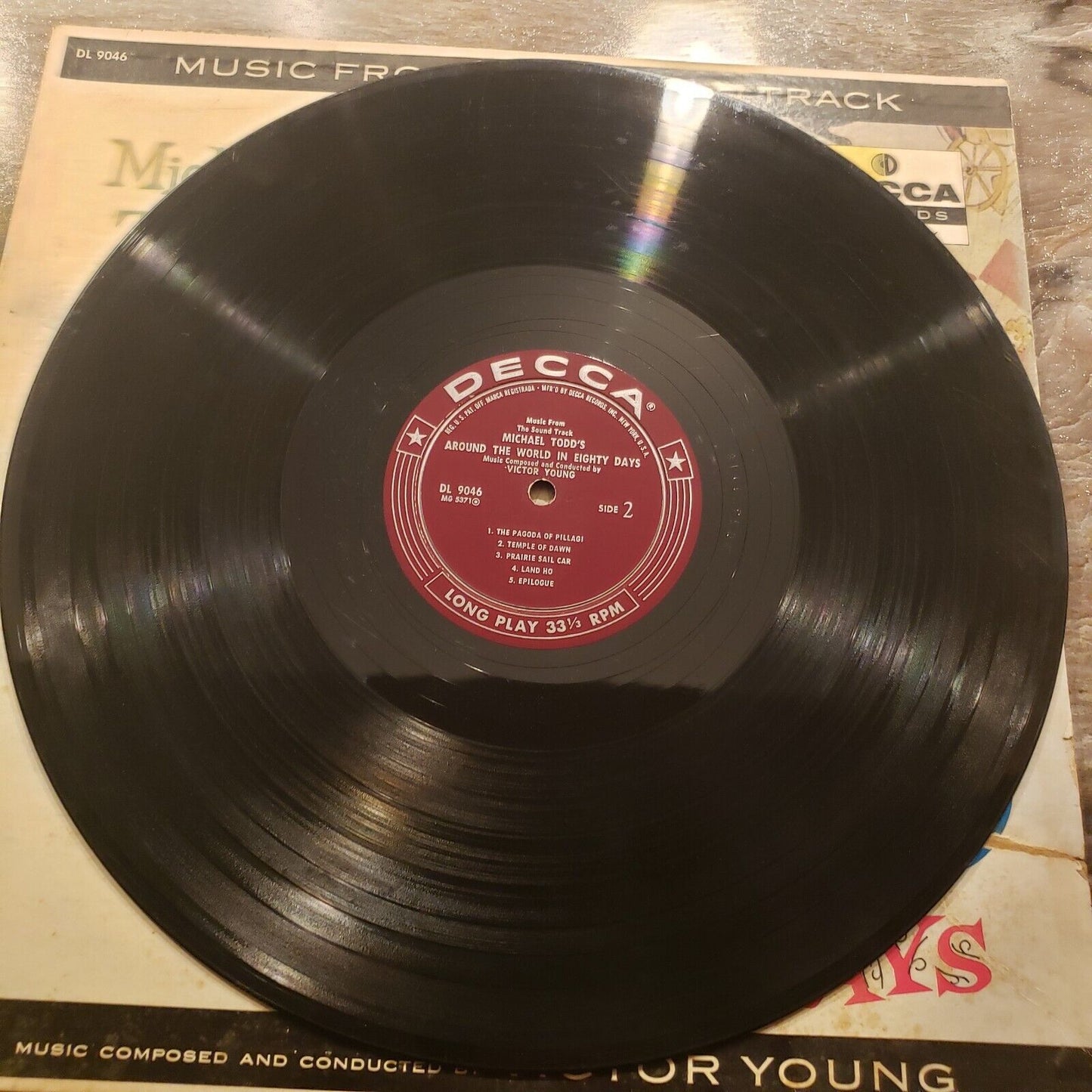 Around The World In 80 Days Soundtrack - DL 9046 Vinyl Record LP