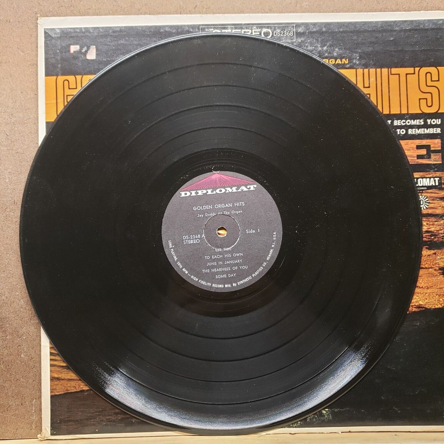Jay Dodds At The Organ - Golden Organ Hits - DS-2368 - Vinyl Record LP