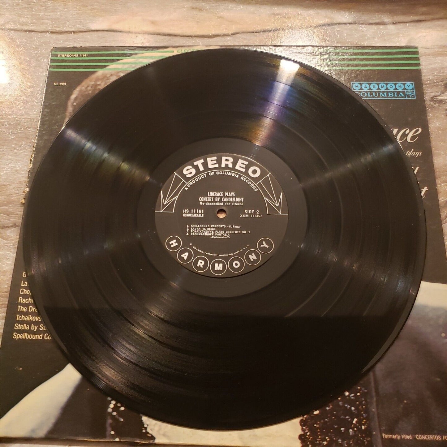 Liberace - Concert By Candlelight - HS 11161 Vinyl Record LP