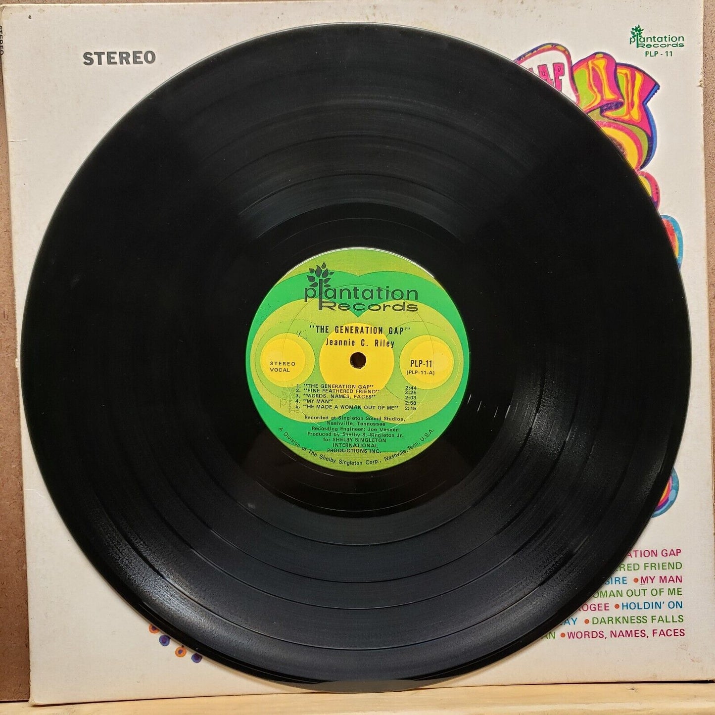 Jeannie C. RIley - The Generation Gap - PLP 11 - Vinyl Record LP