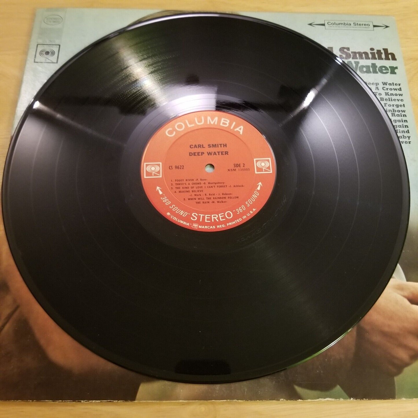 Carl Smith - Deep Water - CS-9622 Vinyl Record LP