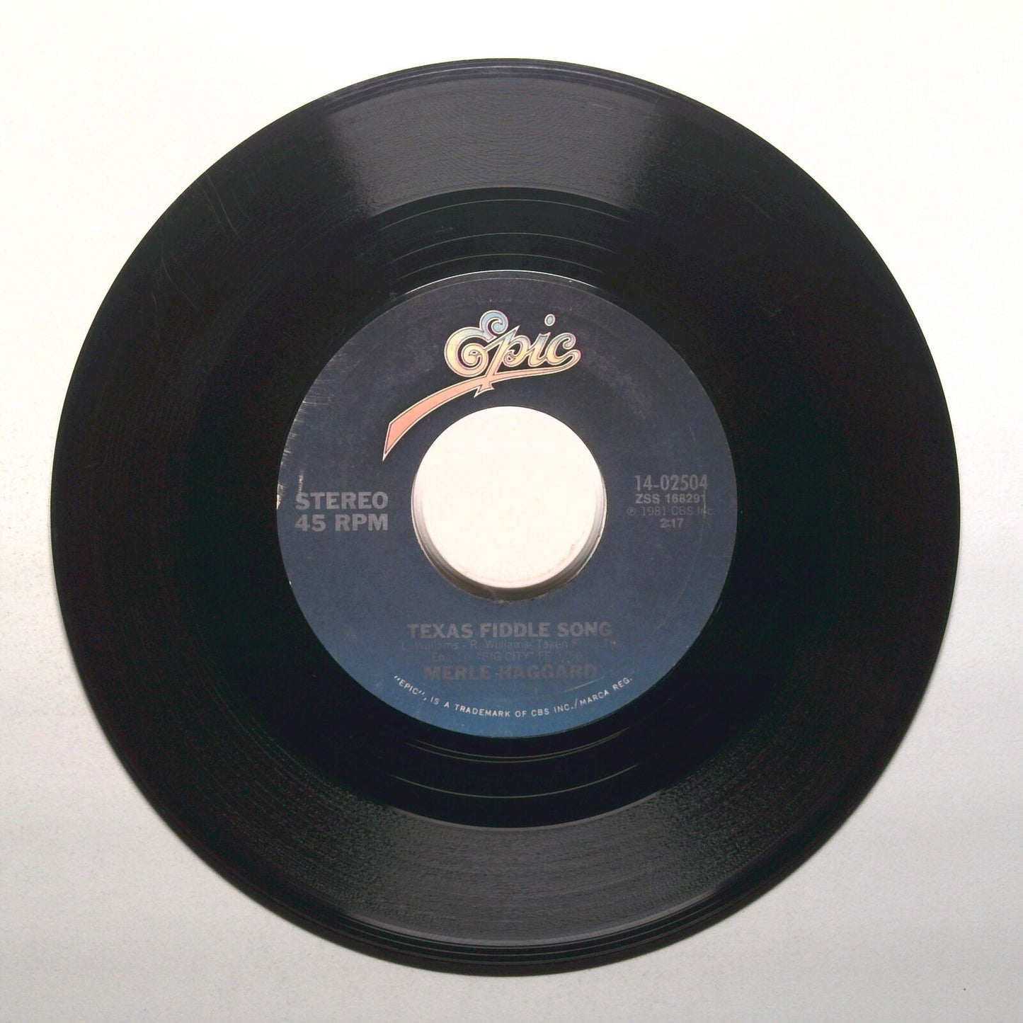 Merle Haggard - My Favorite Memory; Texas Fiddle Song - Vinyl Record 45 RPM 7"
