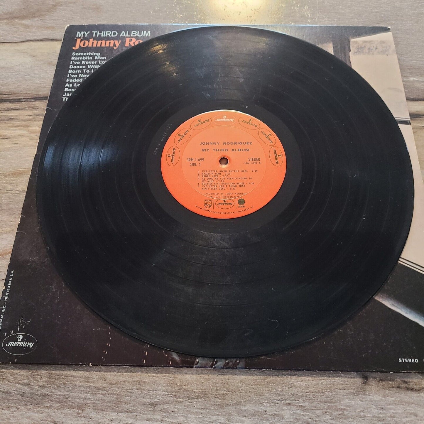 Johnny Rodriguez - My Third Album - SRM 699 - 1974 - Vinyl Record LP