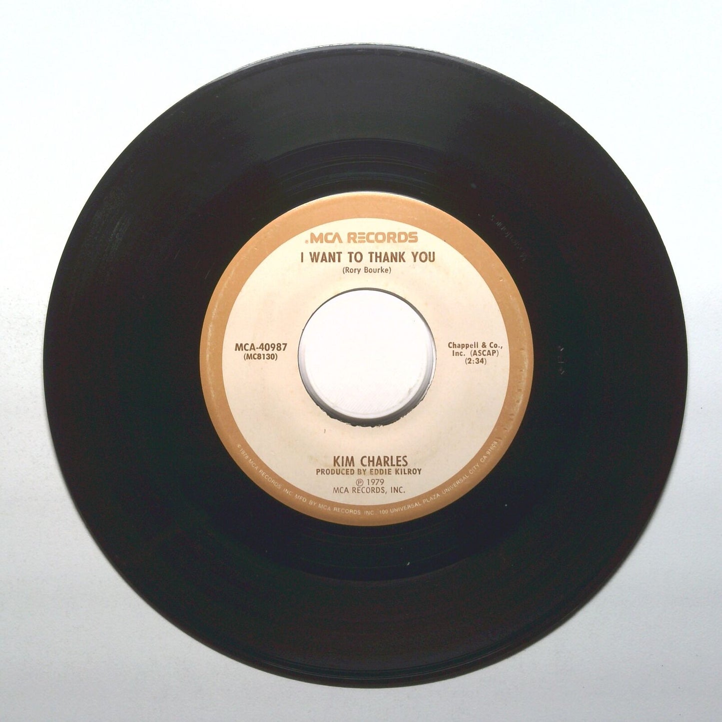 Kim Charles - I Want To Thank You; By Any Chance - Vinyl 45 RPM 7"