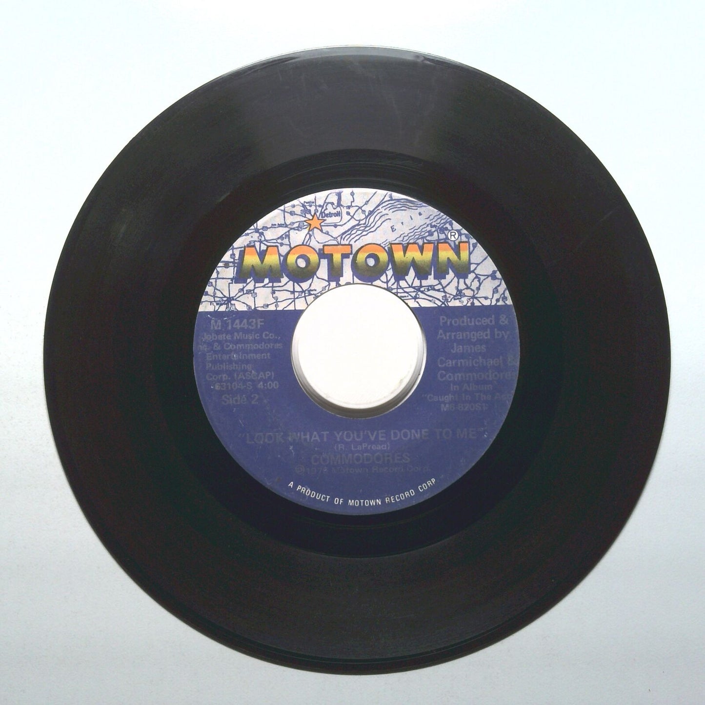 Commodores - Look What You've Done To Me; Three Times A Lady - Vinyl 45 RPM 7"