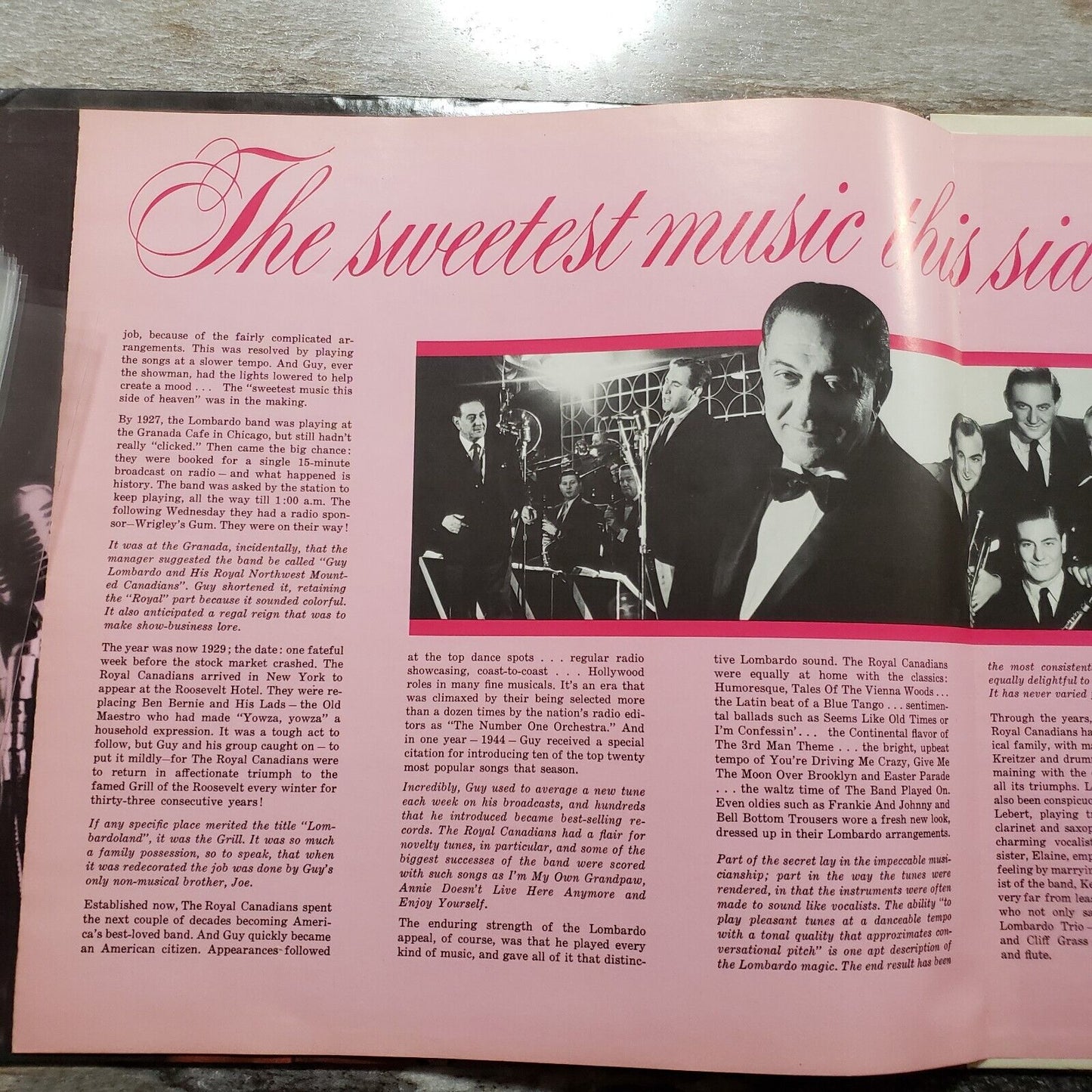 The Best Of Guy Lombardo And His Royal Canadians - 2 Disc Set - Vinyl Record LP