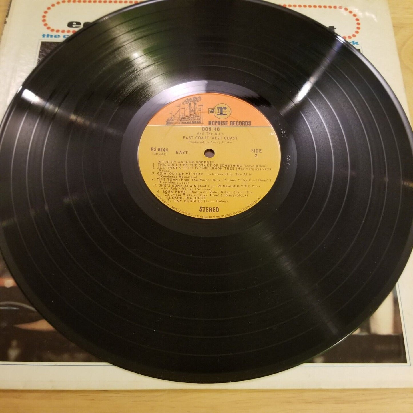 Don Ho and the Aliis - East Coast West Coast - RS-6244 Vinyl Record LP