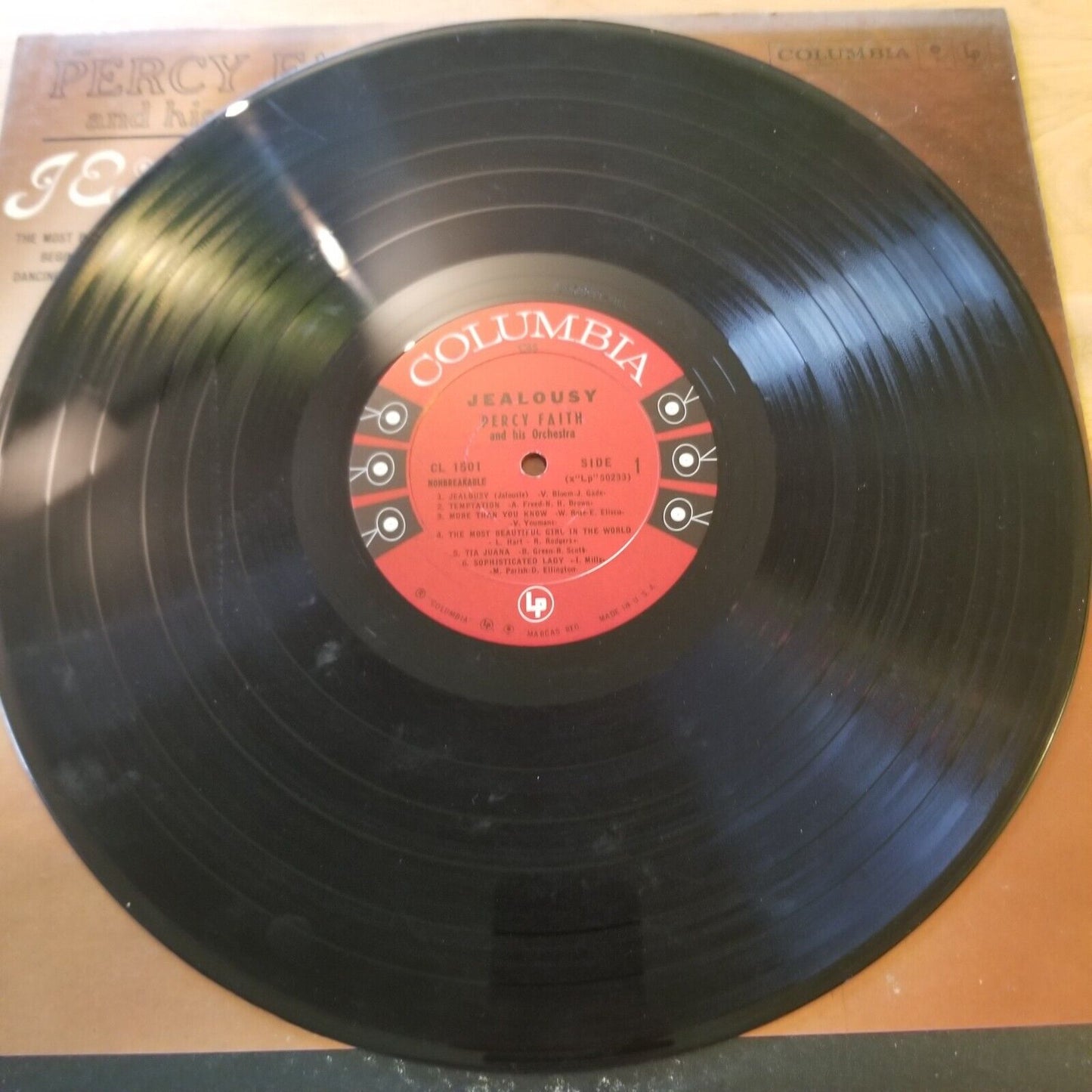 Percy Faith - Jealousy - CL-1501 Vinyl Record LP
