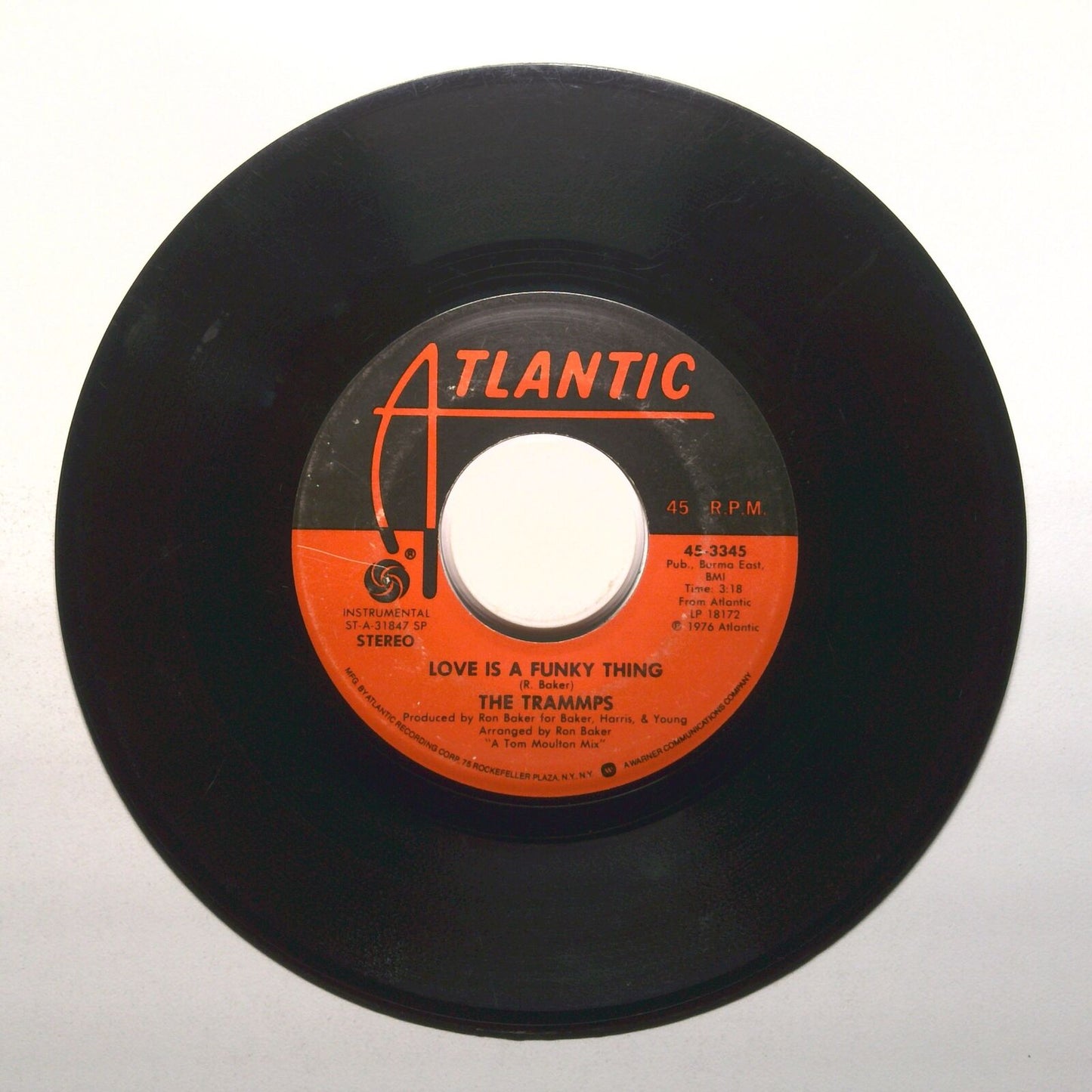 The Trammps - Love Is a Funky Thing; Soul Searchin' Time - Vinyl 45 RPM 7"