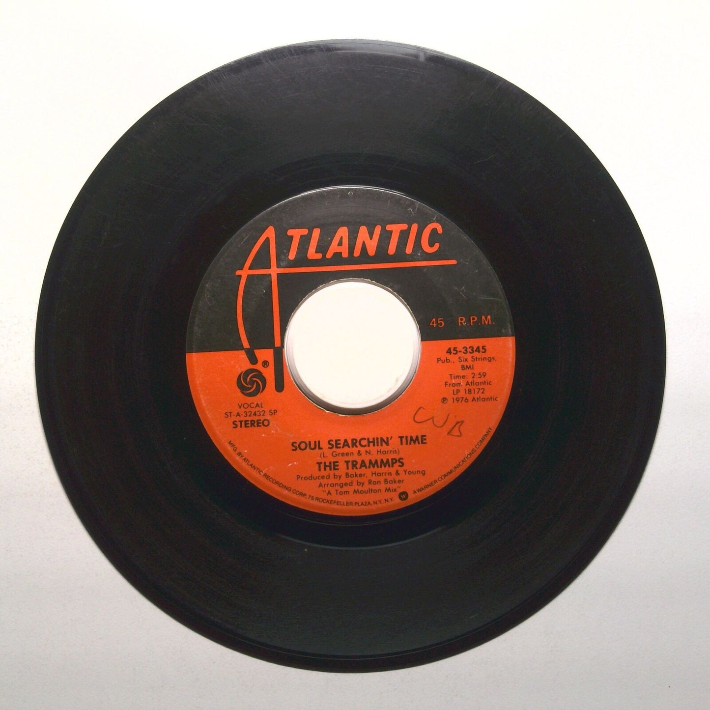 The Trammps - Love Is a Funky Thing; Soul Searchin' Time - Vinyl 45 RPM 7"