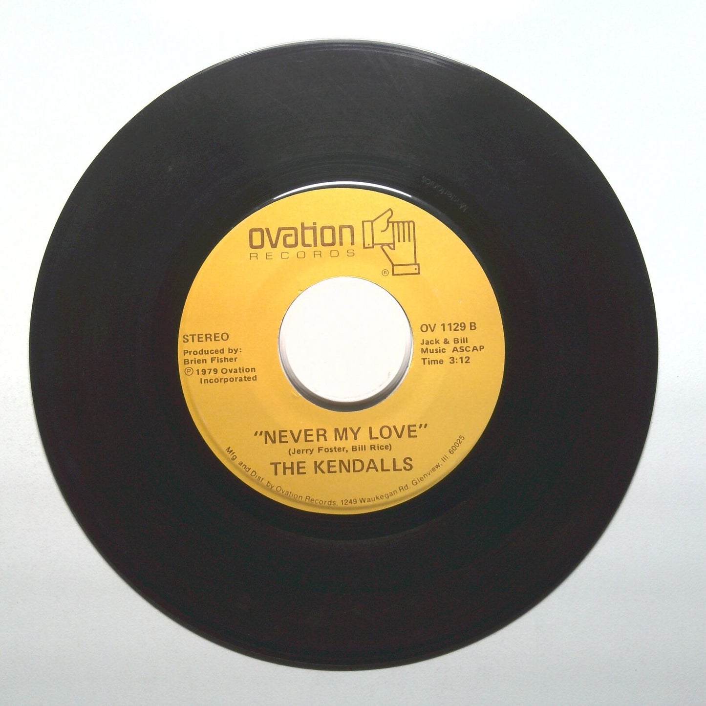 The Kendalls - I Don't Do Like That No More; Never My Love - Vinyl 45 RPM 7"