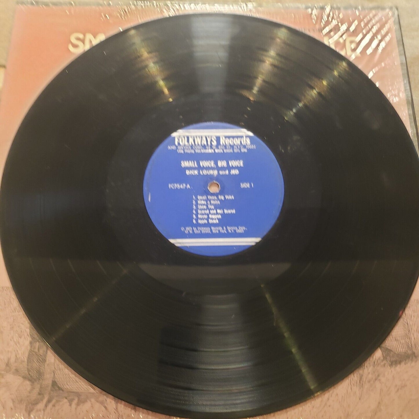 Small Voice, Big Voice - Dick Laurie And Jed - FC7547 Vinyl Record LP