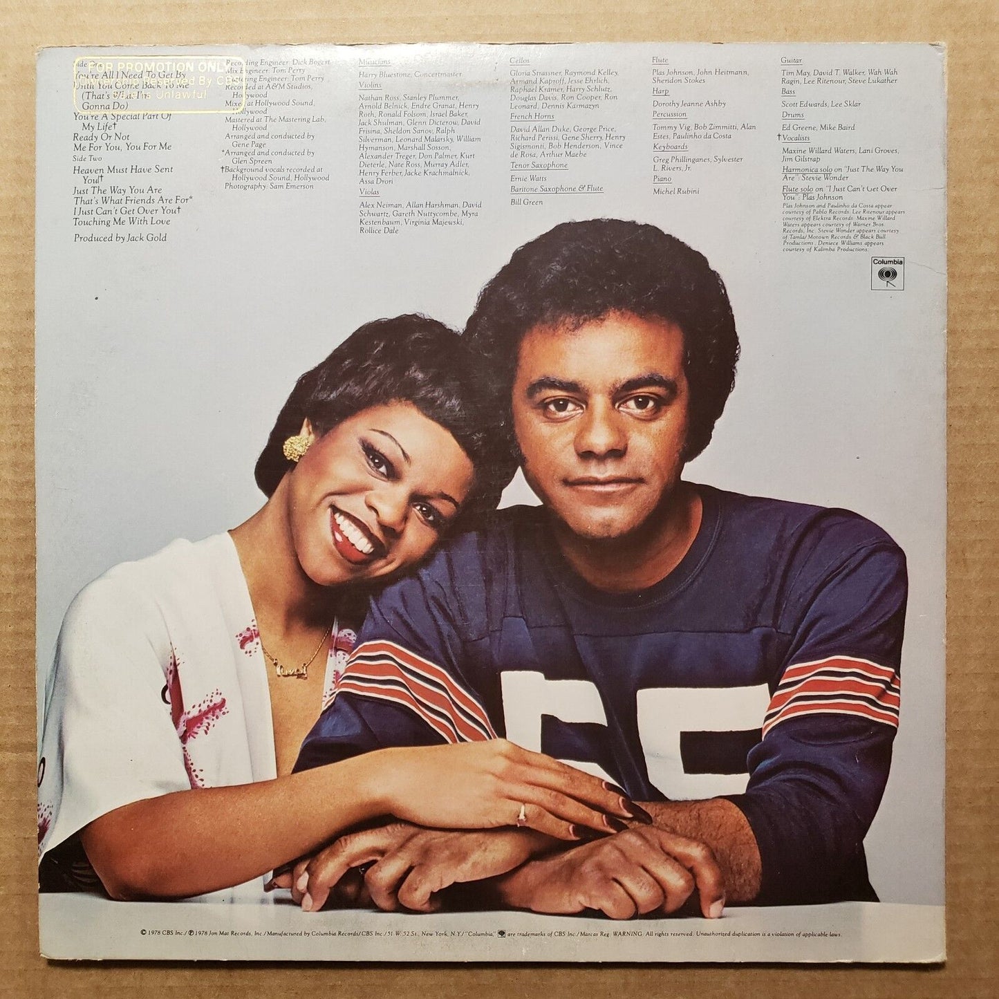 Johnny Mathis & Deniece Williams - That's What Friends Are For - Demo NFS