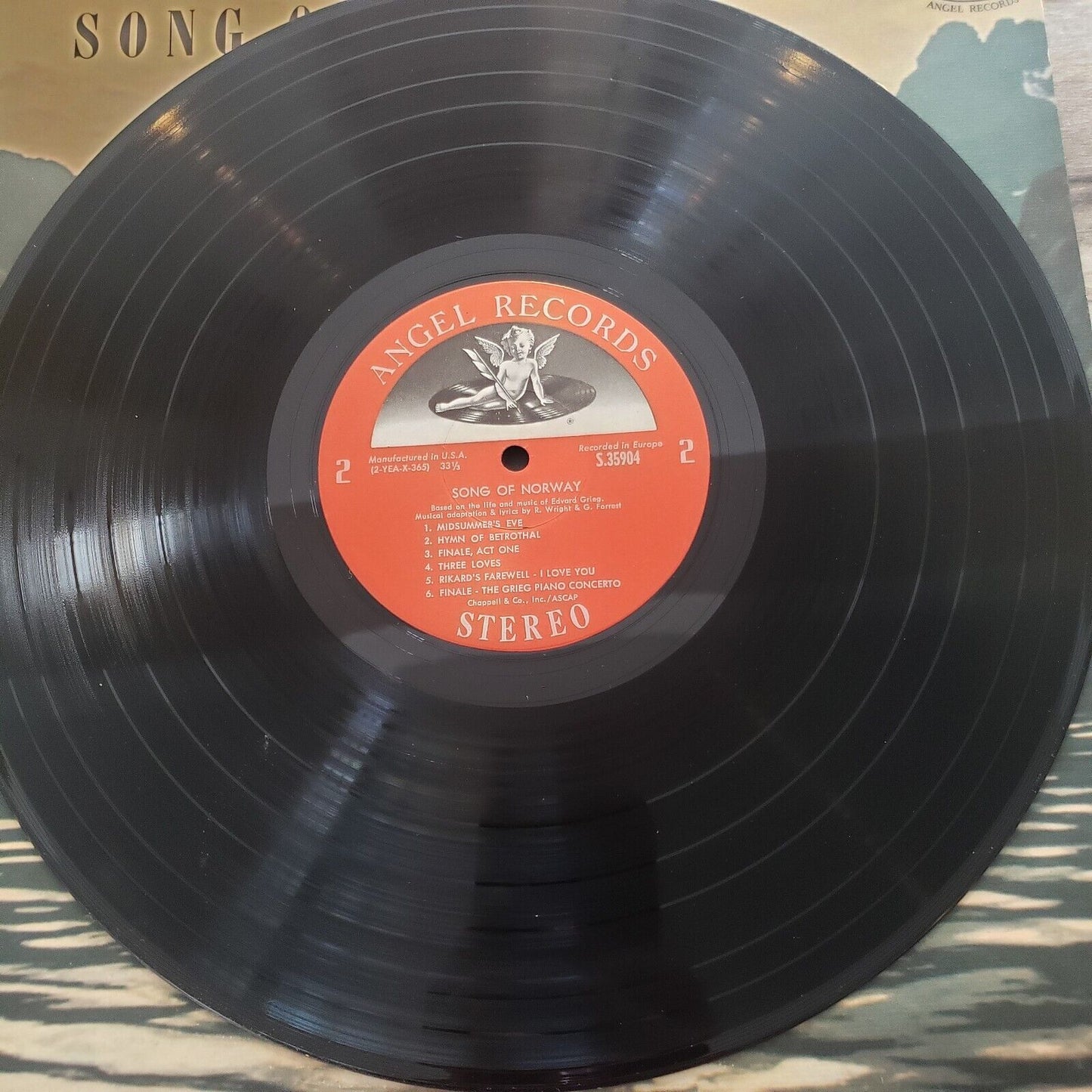 Song Of Norway - Edvard Grieg - S.35904 Vinyl Record LP