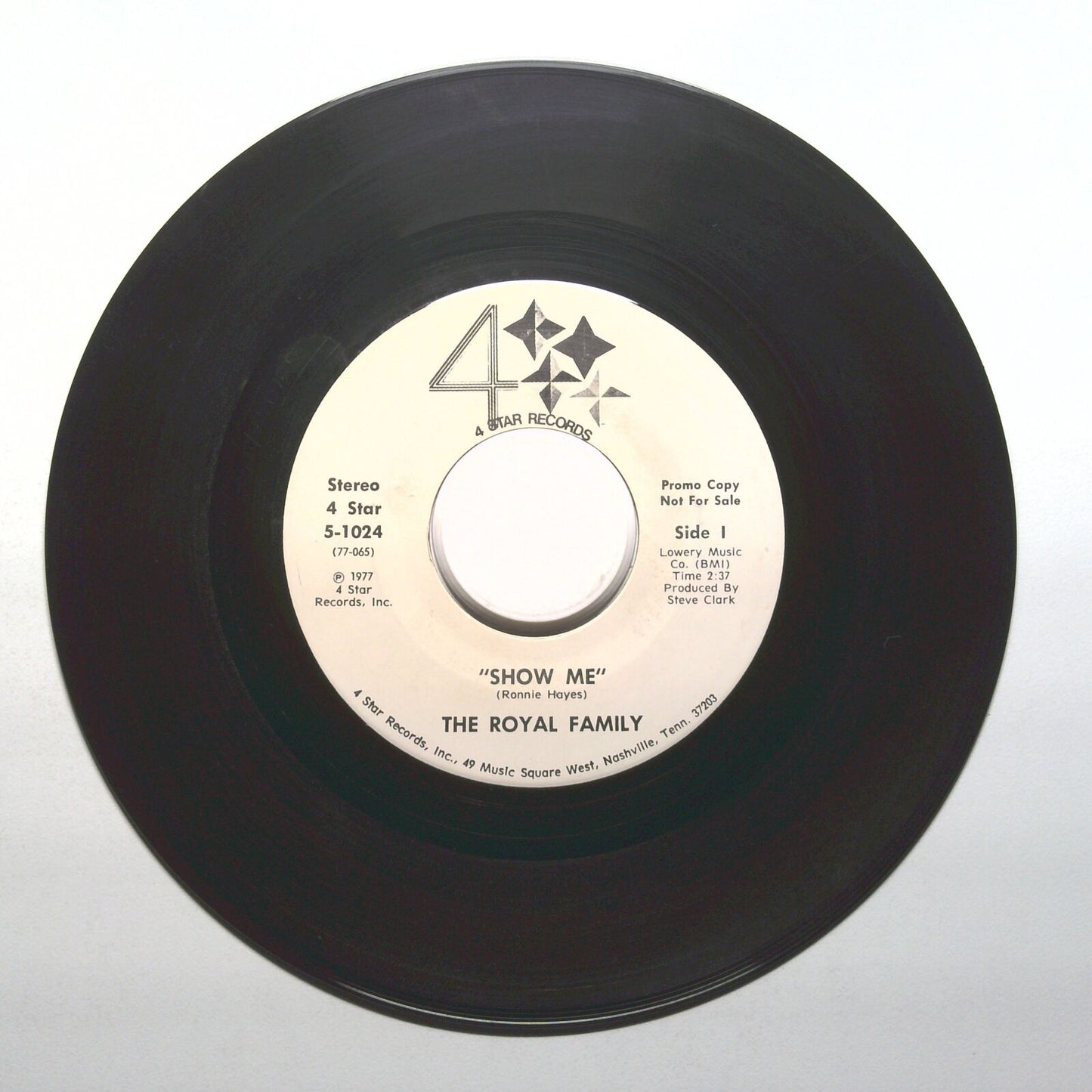 The Royal Family - Show Me; Cinderella - Vinyl 45 RPM 7"