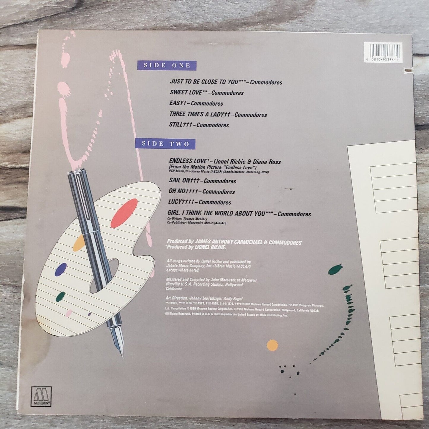 Lionel Ritchie - Great Love Songs With The Commodores And Diana Ross - 5386ML