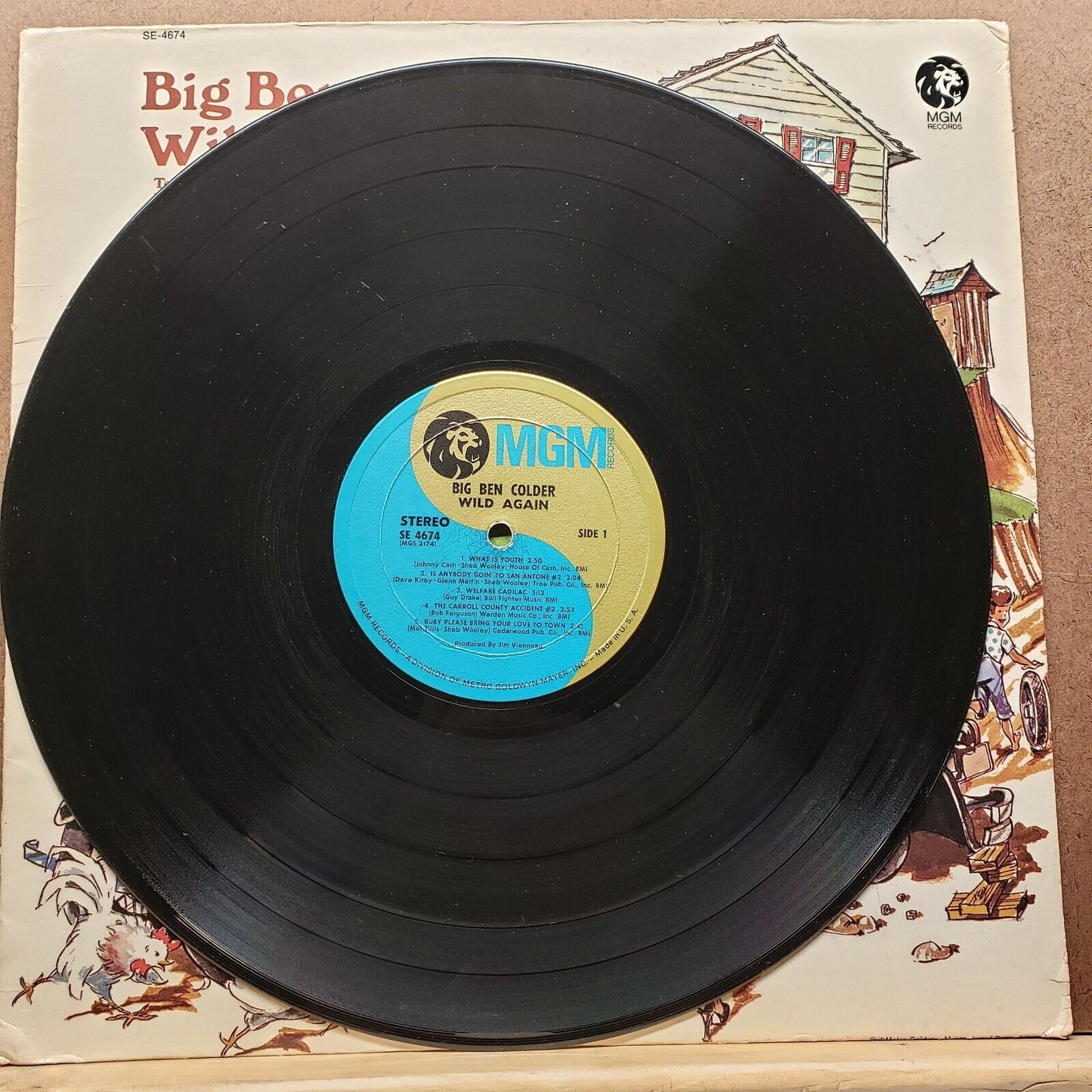 Big Ben Colder - Wild Again - SE 4674 - Vinyl Record LP
