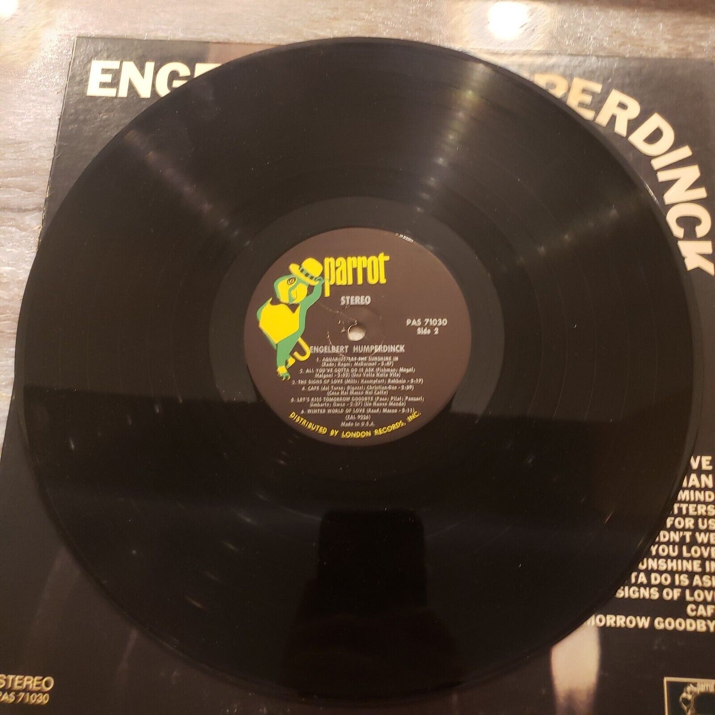 Engelbert Humperdink - Winter World Of Love - PAS 71030 Vinyl Record LP