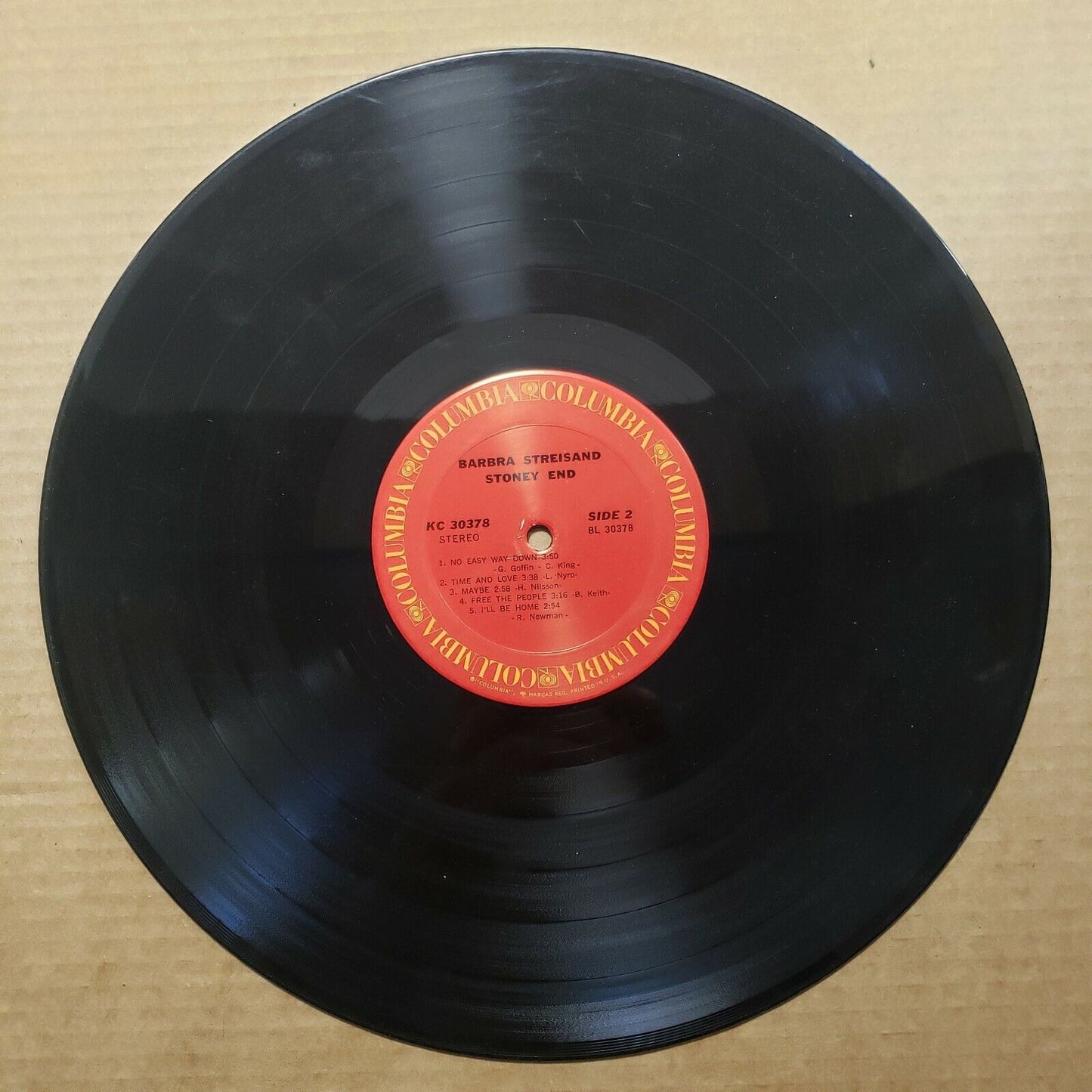 Barbara Streisand - Stoney End - KC 30378 Vinyl Record LP