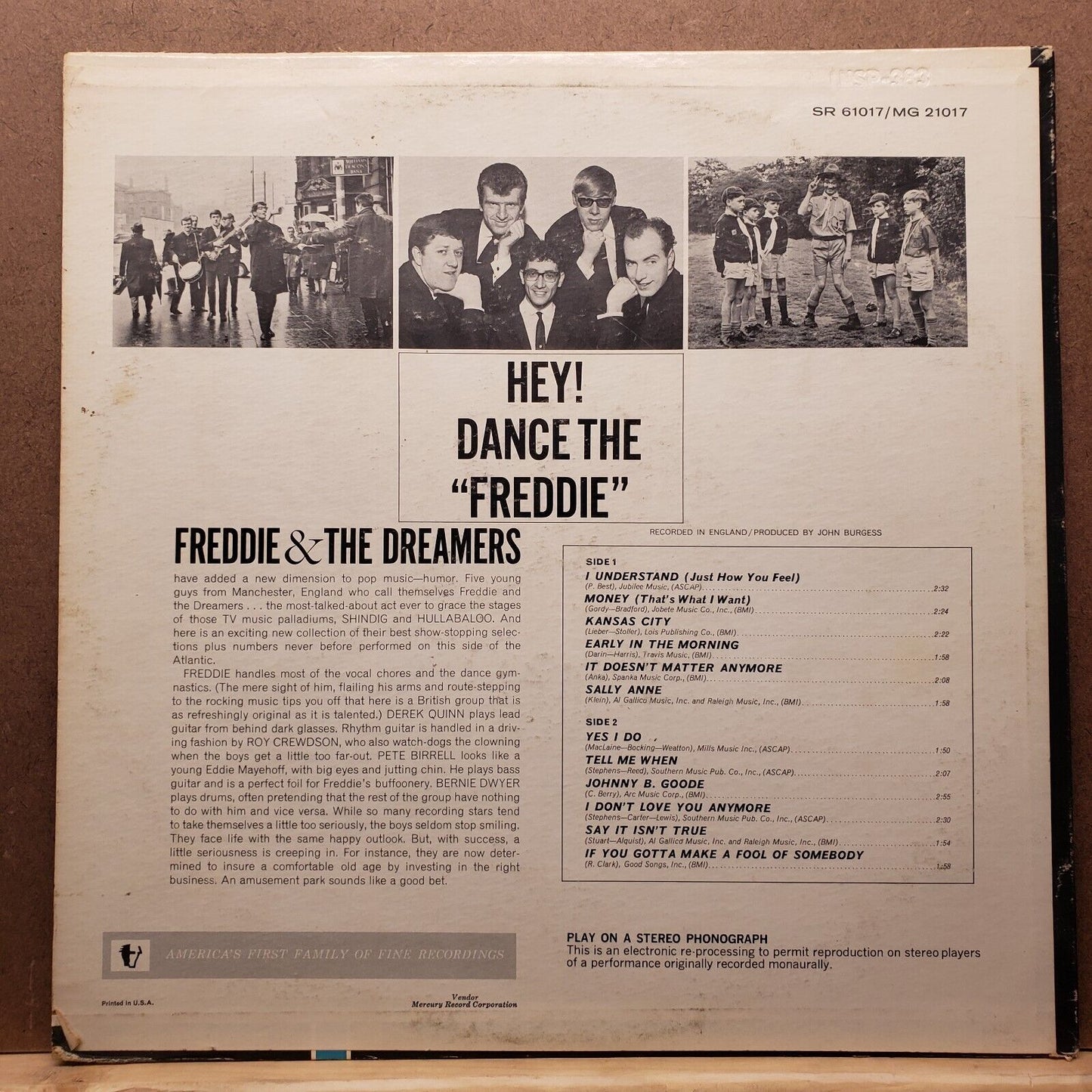 Freddie & The Dreamers - MG 21017 - Vinyl Record LP