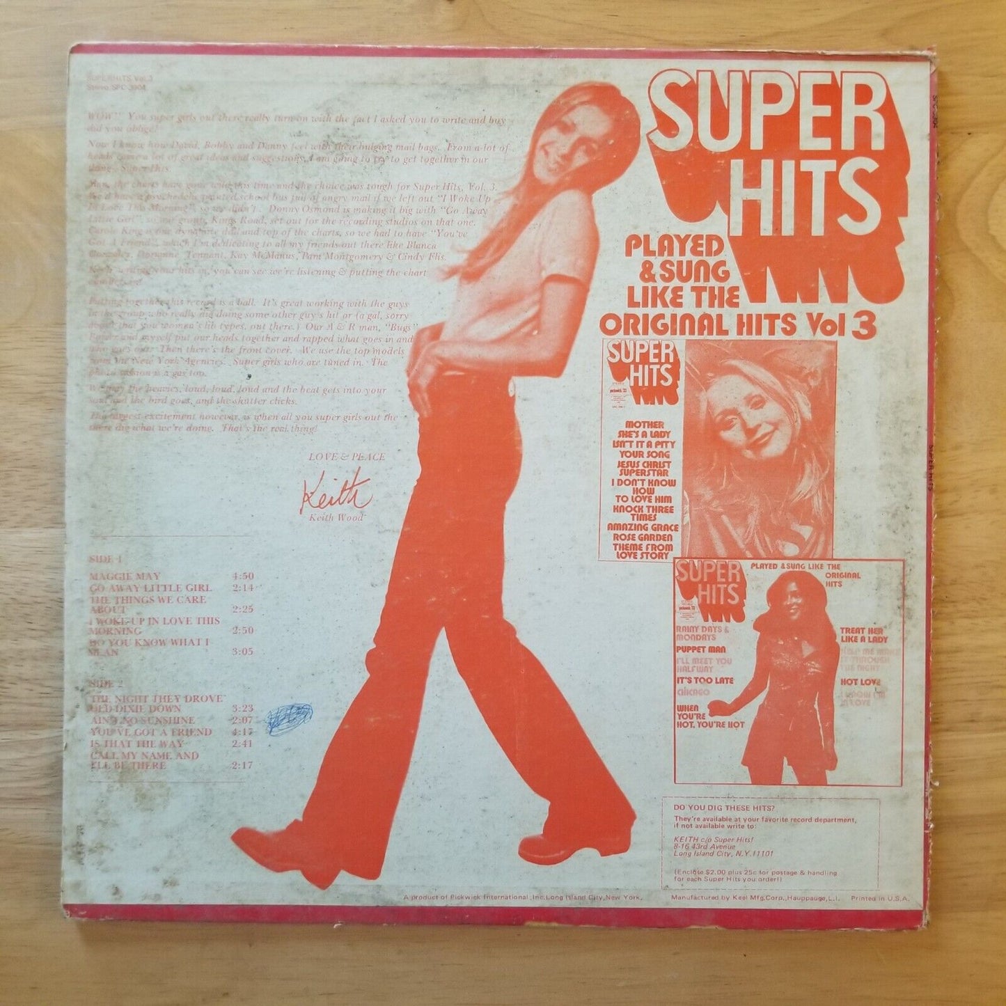 Kings Road - Super Hits Vol. 3 - SPC-3904 Vinyl Record LP