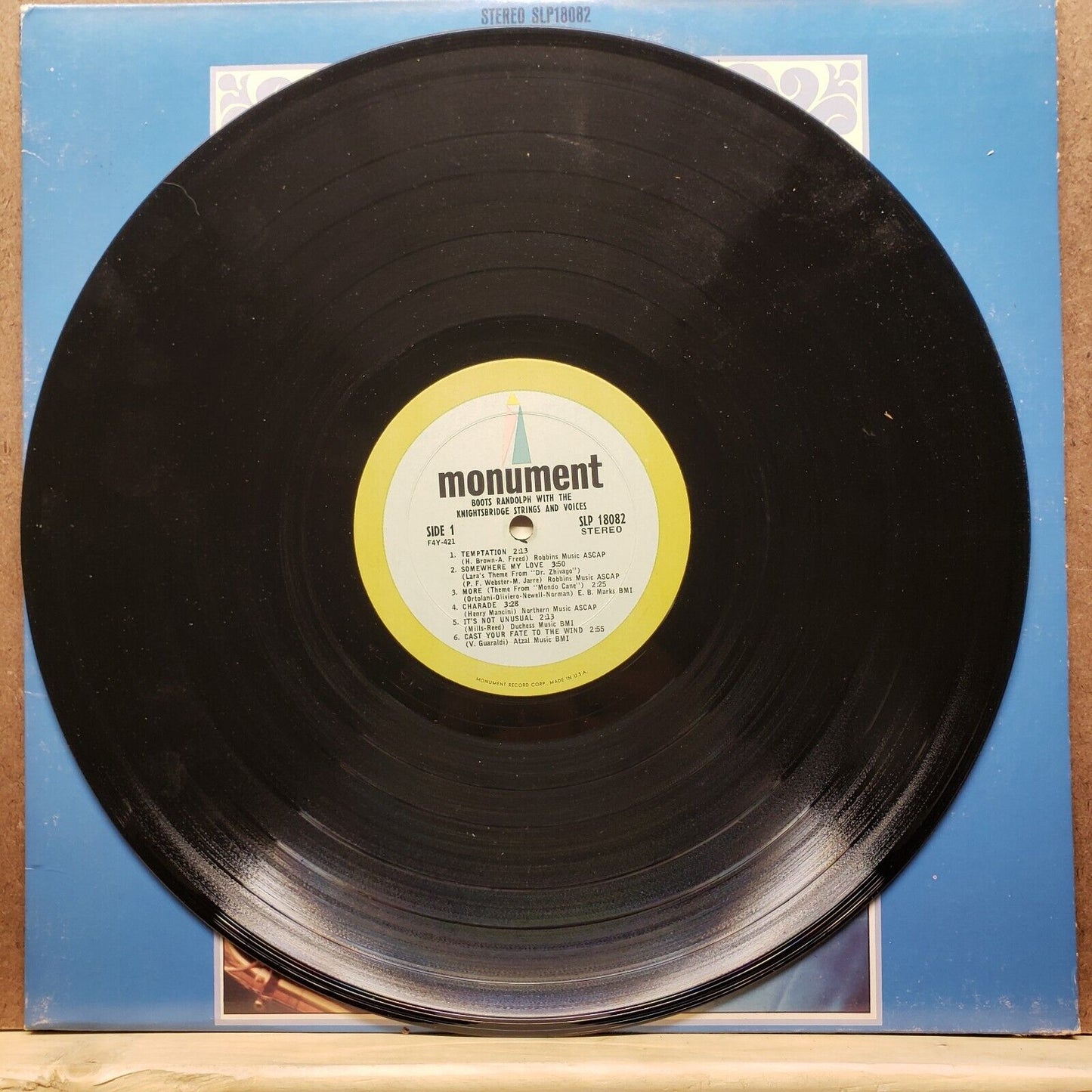 Boots Randolph With The Kinghtsbridge Strings And Voices - SLP 18082 - Vinyl LP
