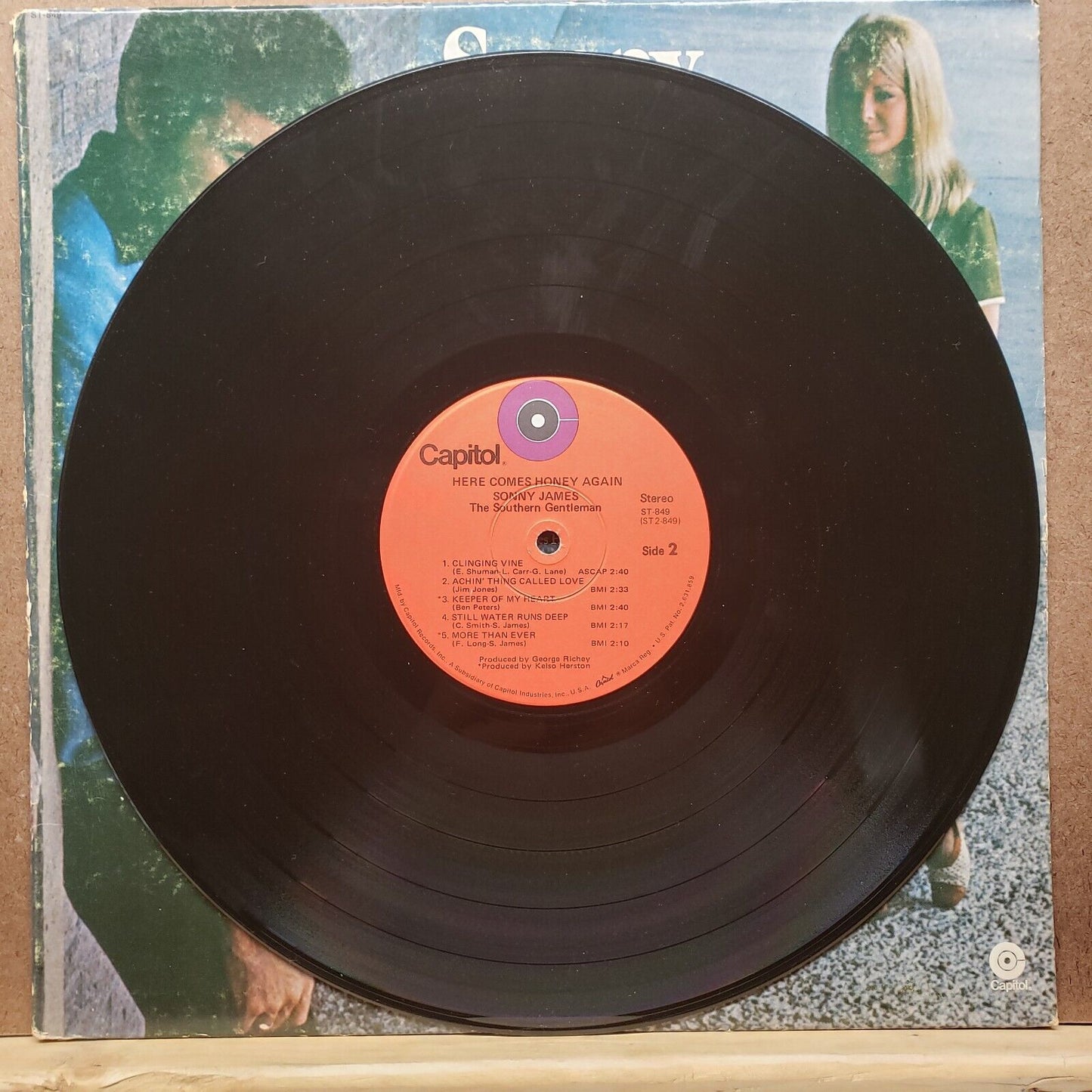 Sonny James - Here Comes Honey Again - ST-849 - Vinyl Record LP