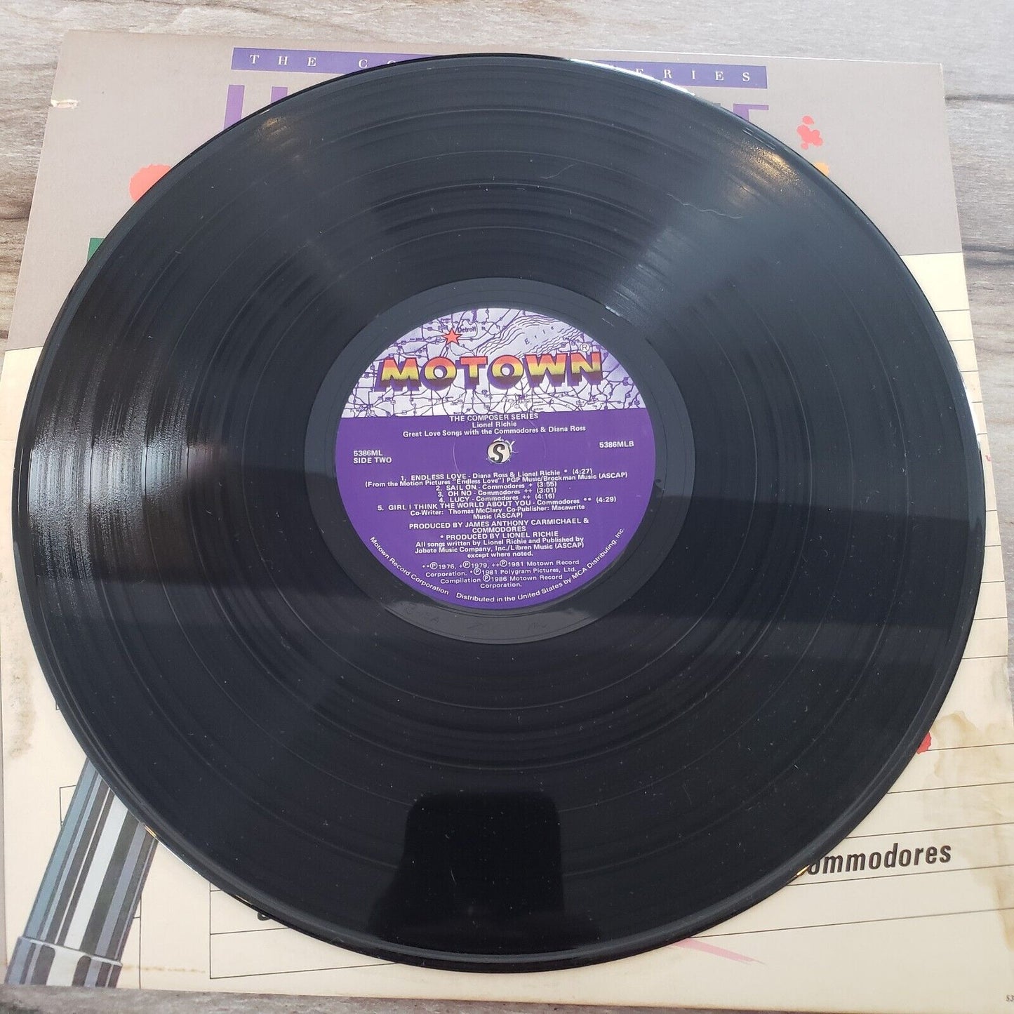 Lionel Ritchie - Great Love Songs With The Commodores And Diana Ross - 5386ML