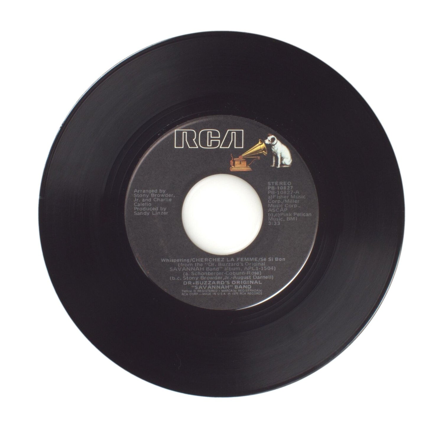 Dr. Buzzard's Original Savannah Band - Sunshower; Whispering / Cherchez La Femme