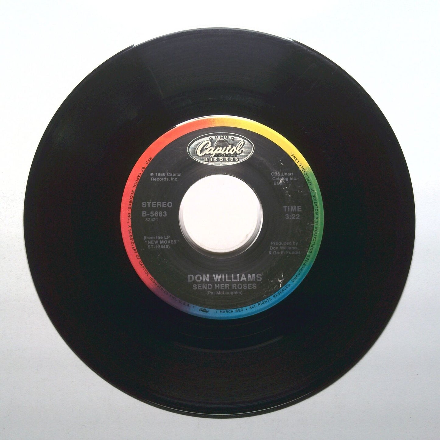 Don Williams - Senorita; Send Her Roses - Vinyl 45 RPM 7"