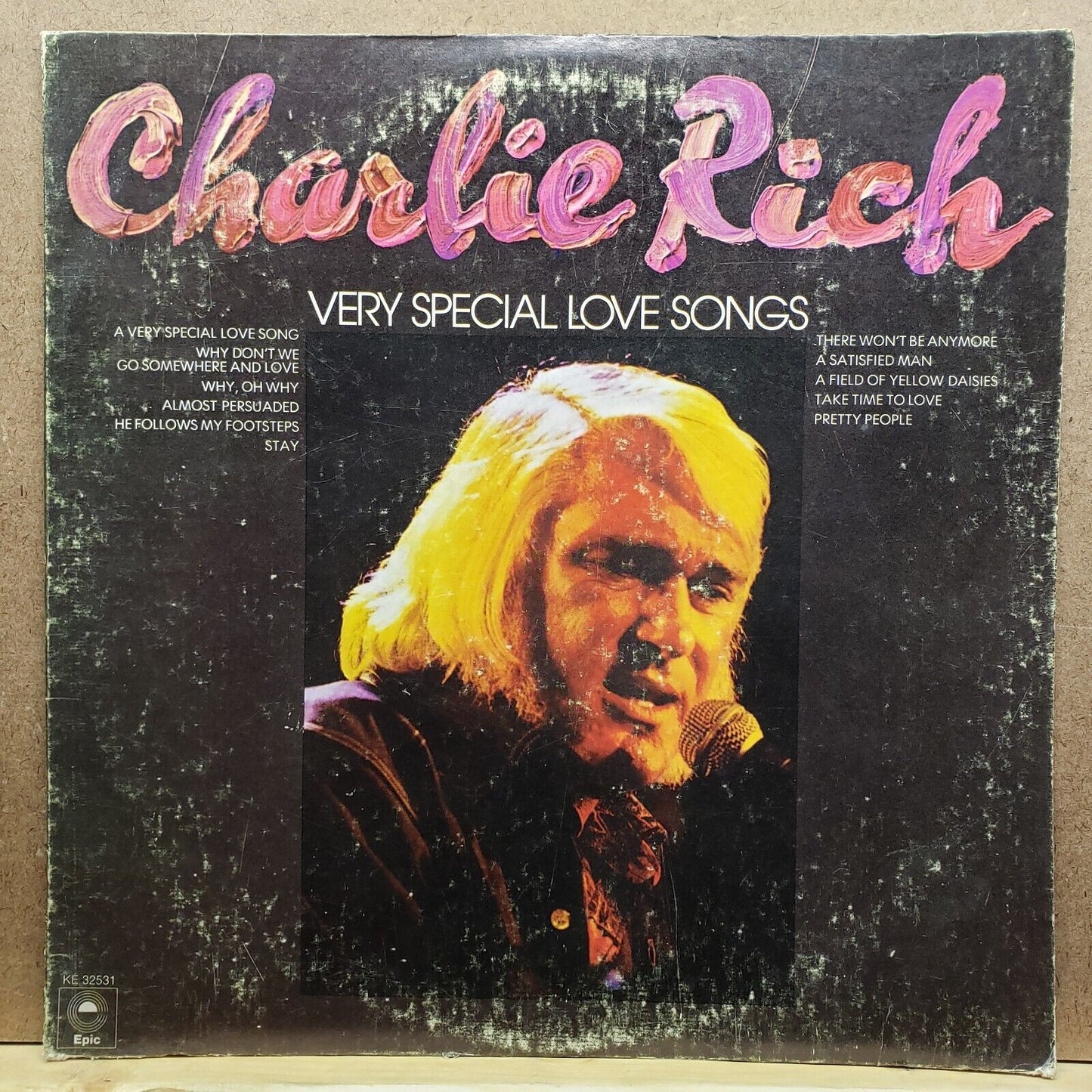 Charlie Rich - Very Special Love Songs - KE 32521 - Vinyl Record LP