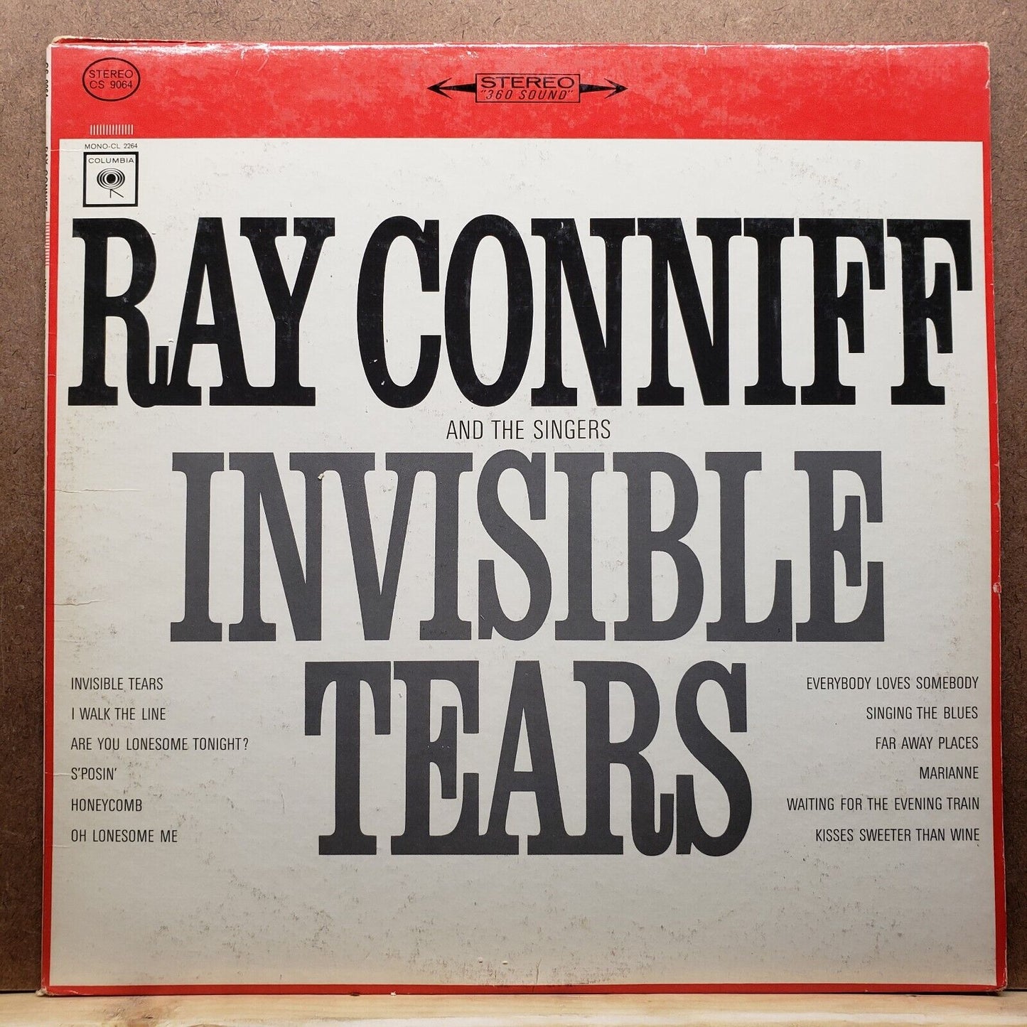 Ray Conniff - Invisible Tears - CS 9064 - Vinyl Record LP