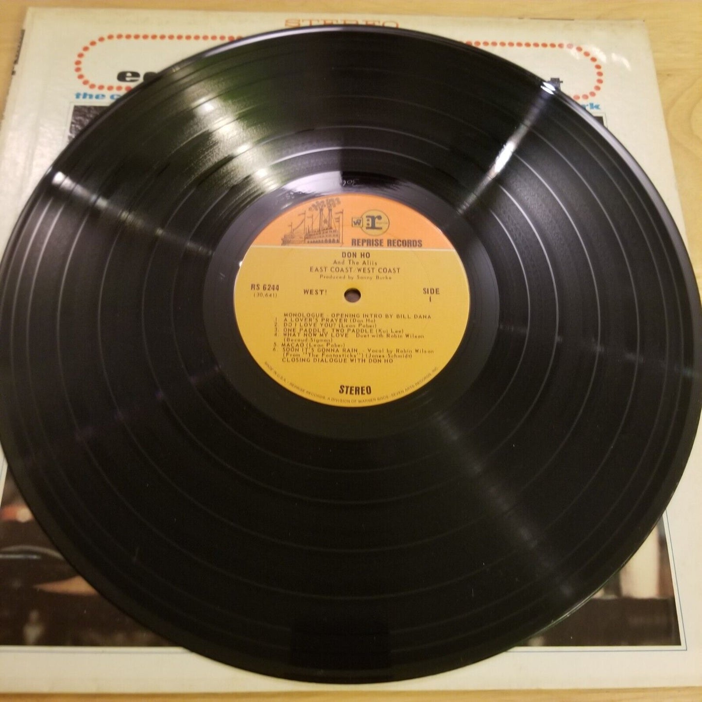 Don Ho and the Aliis - East Coast West Coast - RS-6244 Vinyl Record LP